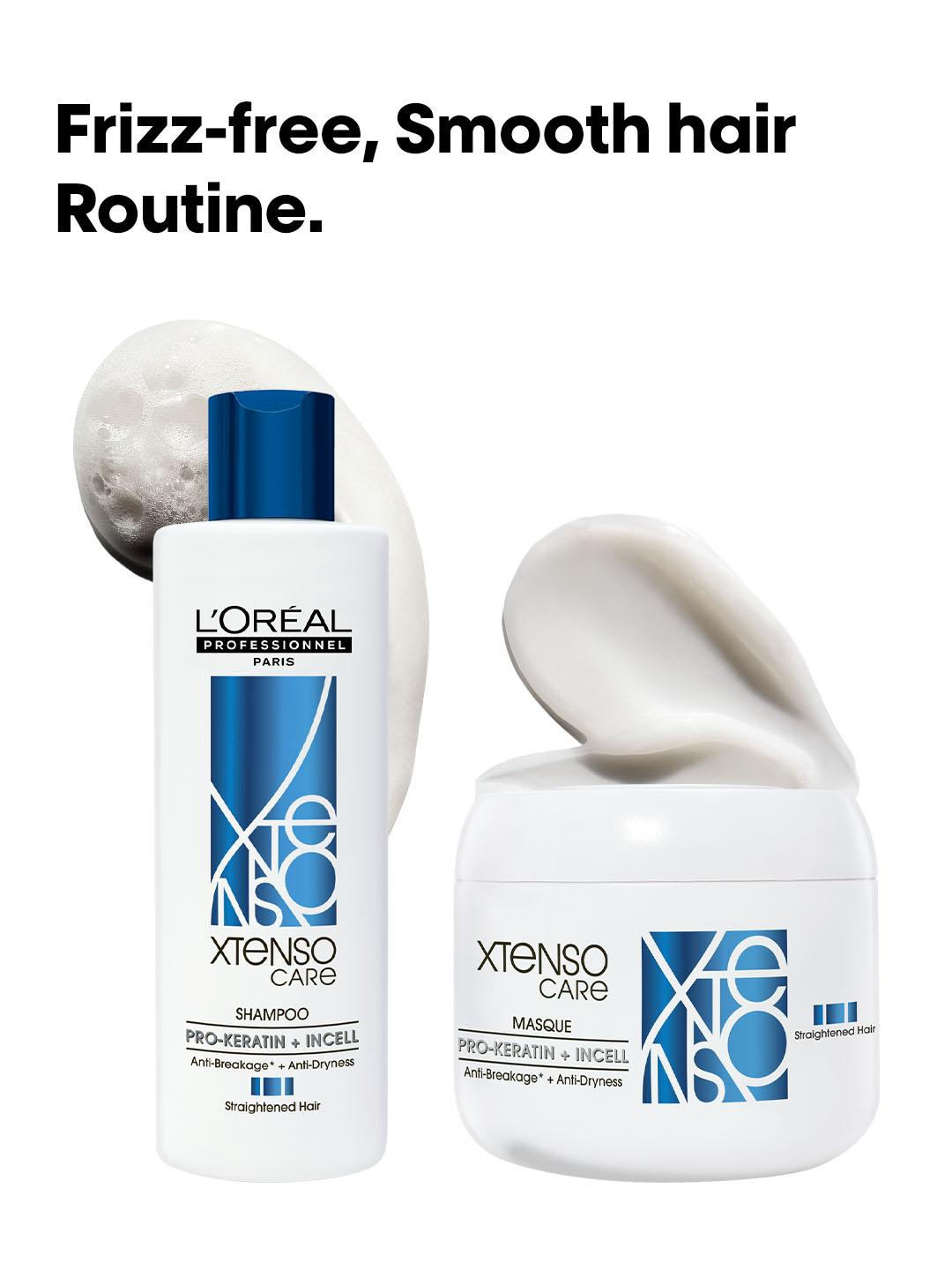 Loreal Professionnel Xtenso Care Pro-Keratine Shampoo & Masque Combo - Image 1