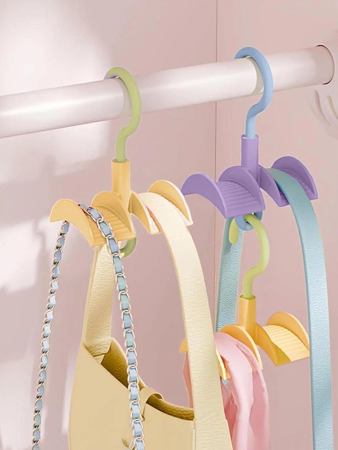 A Frame Rotation Exercise Buy LivingBasics 4 Pieces Yellow & Purple Rotating Handbag Holder ...