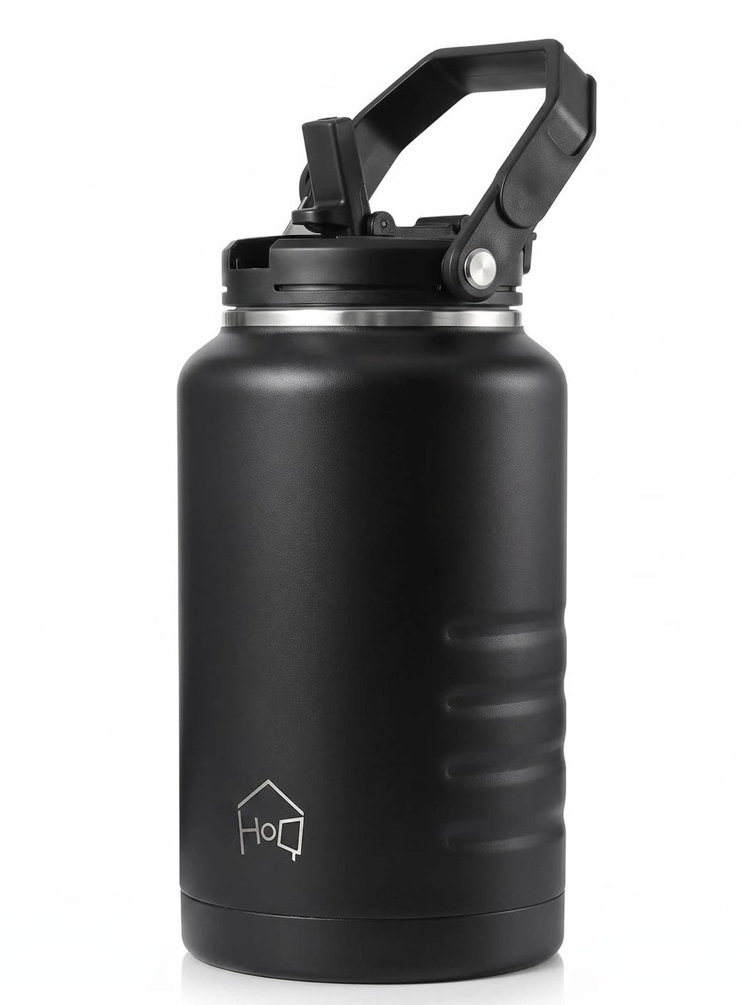 HOUSE OF QUIRK 2000ml Black Vacuum Water Bottle - Image 1