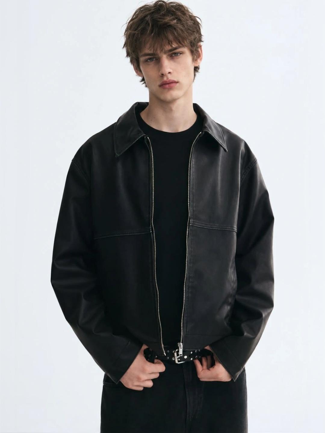 STYLEVERSE Men Leather Jacket - Image 1