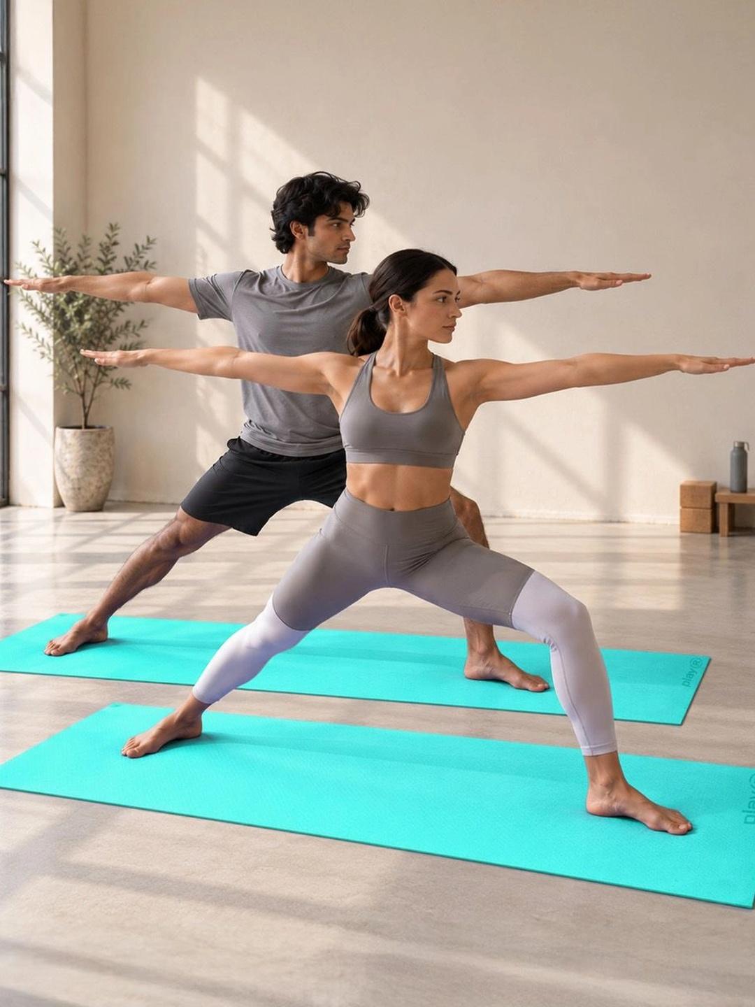 Buy PlayR 6mm Thick Anti Slip Yoga Mat -  - Home for Unisex