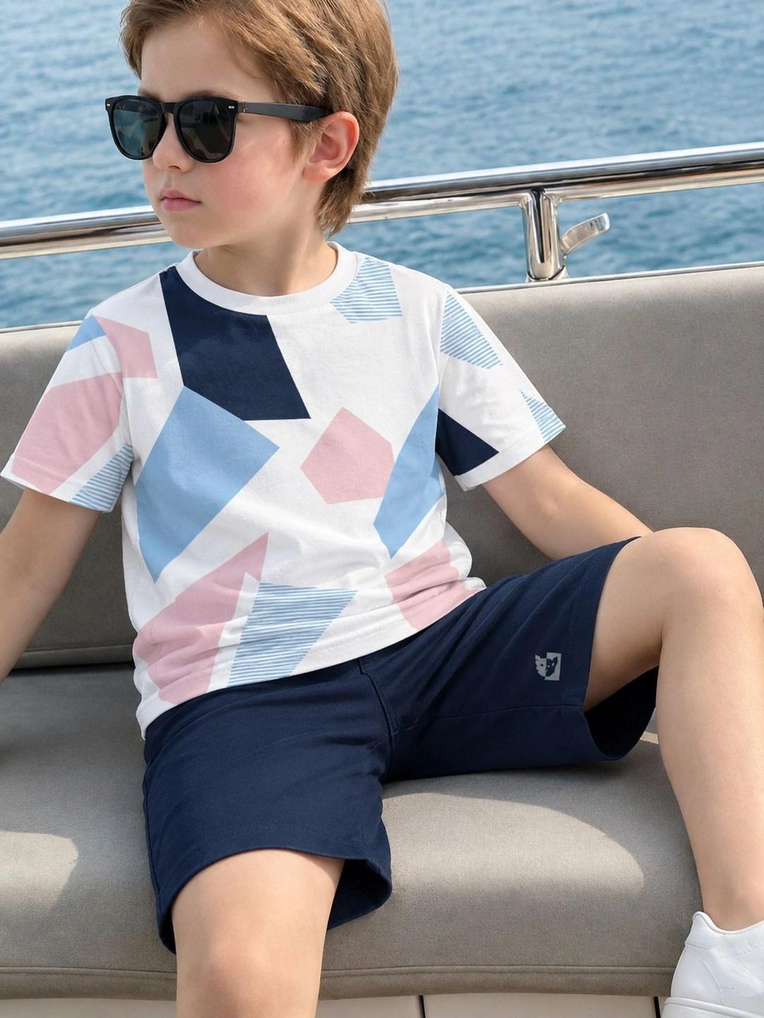 Buy HELLCAT Boys Printed T Shirt With Shorts - - Apparel for Boys