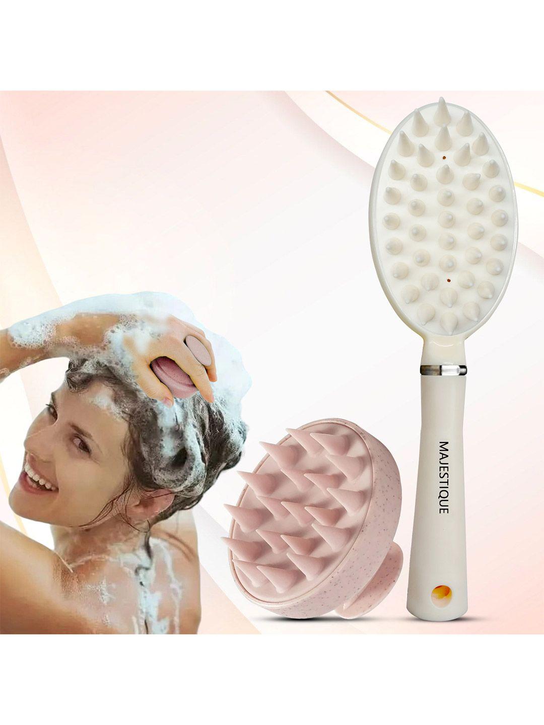Buy MAJESTIQUE Set Of 2 Cleansing Hair Brush & Scalp Massager -  - Personal Care for Women