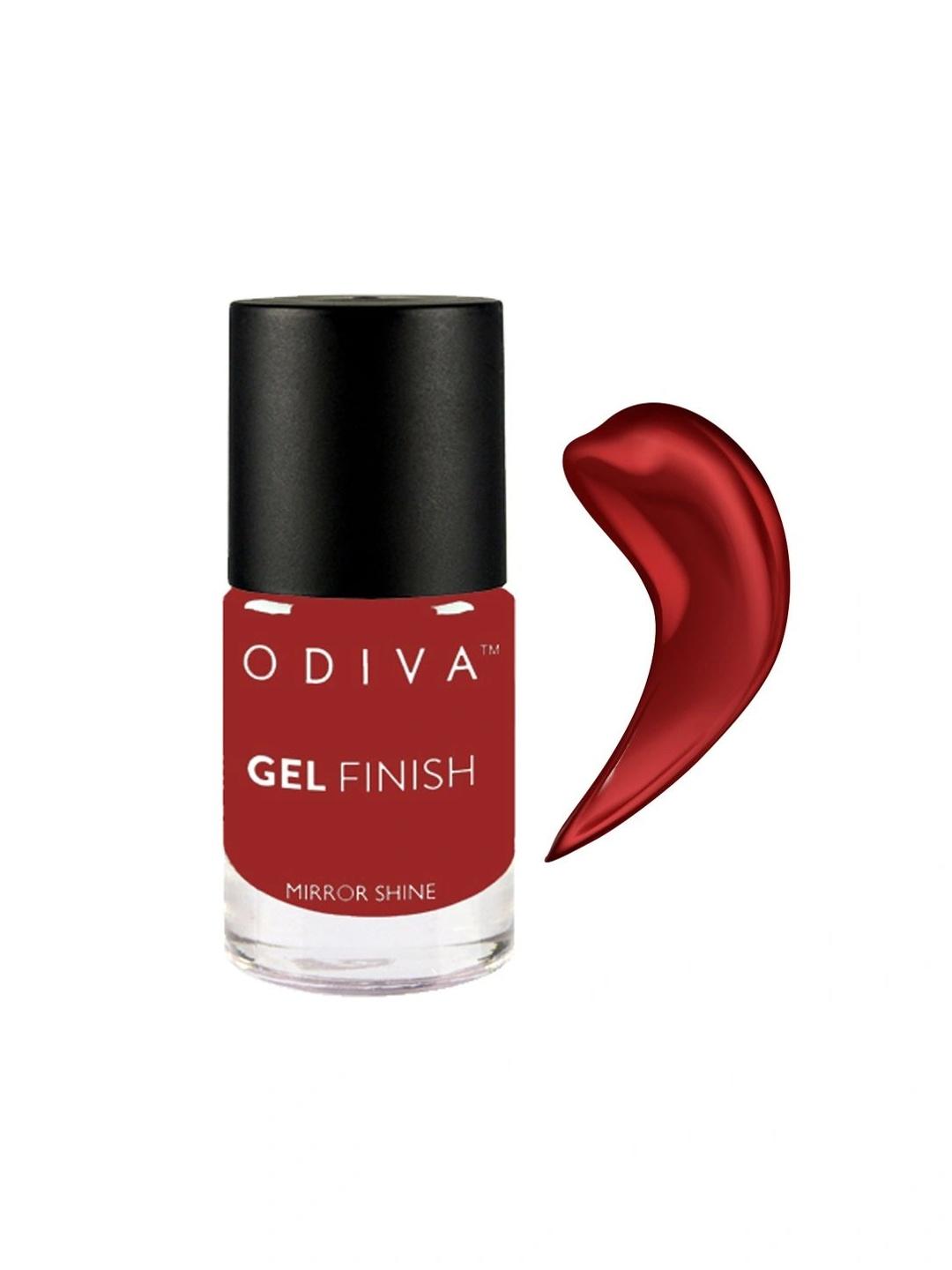 Buy ODIVA Gel Finish Long Wearing Mirror Shine Nail Polish 11ml Charming Affair 25 - - Personal Care for Women
