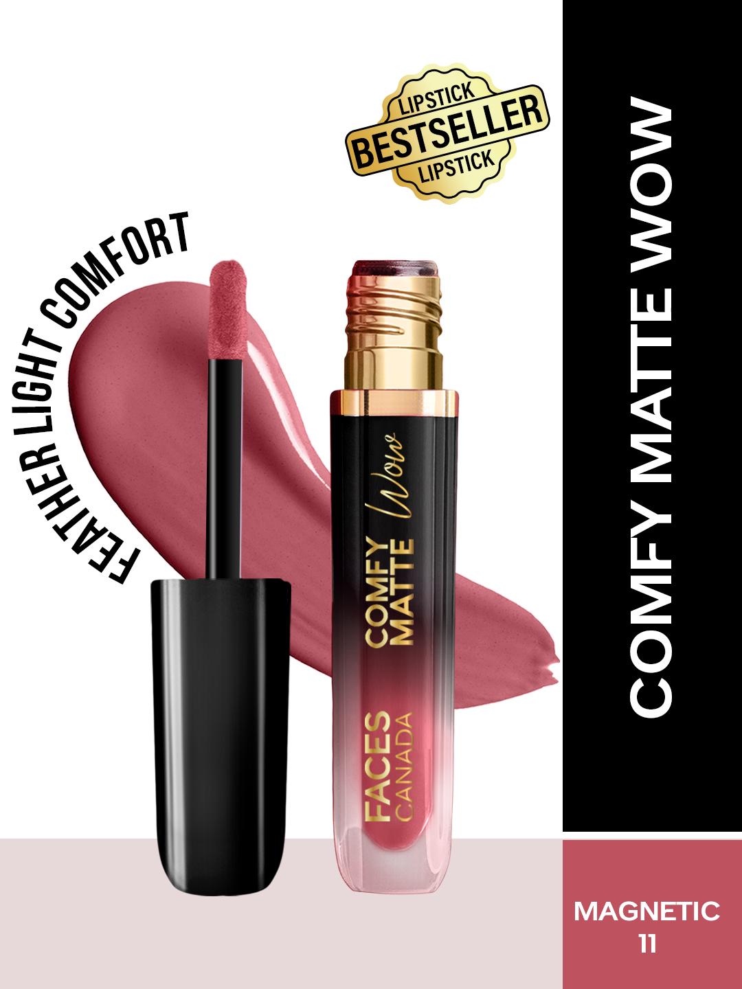 Buy FACES CANADA Comfy Matte Wow Liquid Lipstick 3.8 Ml Magnetic 11 - - Personal Care for Women