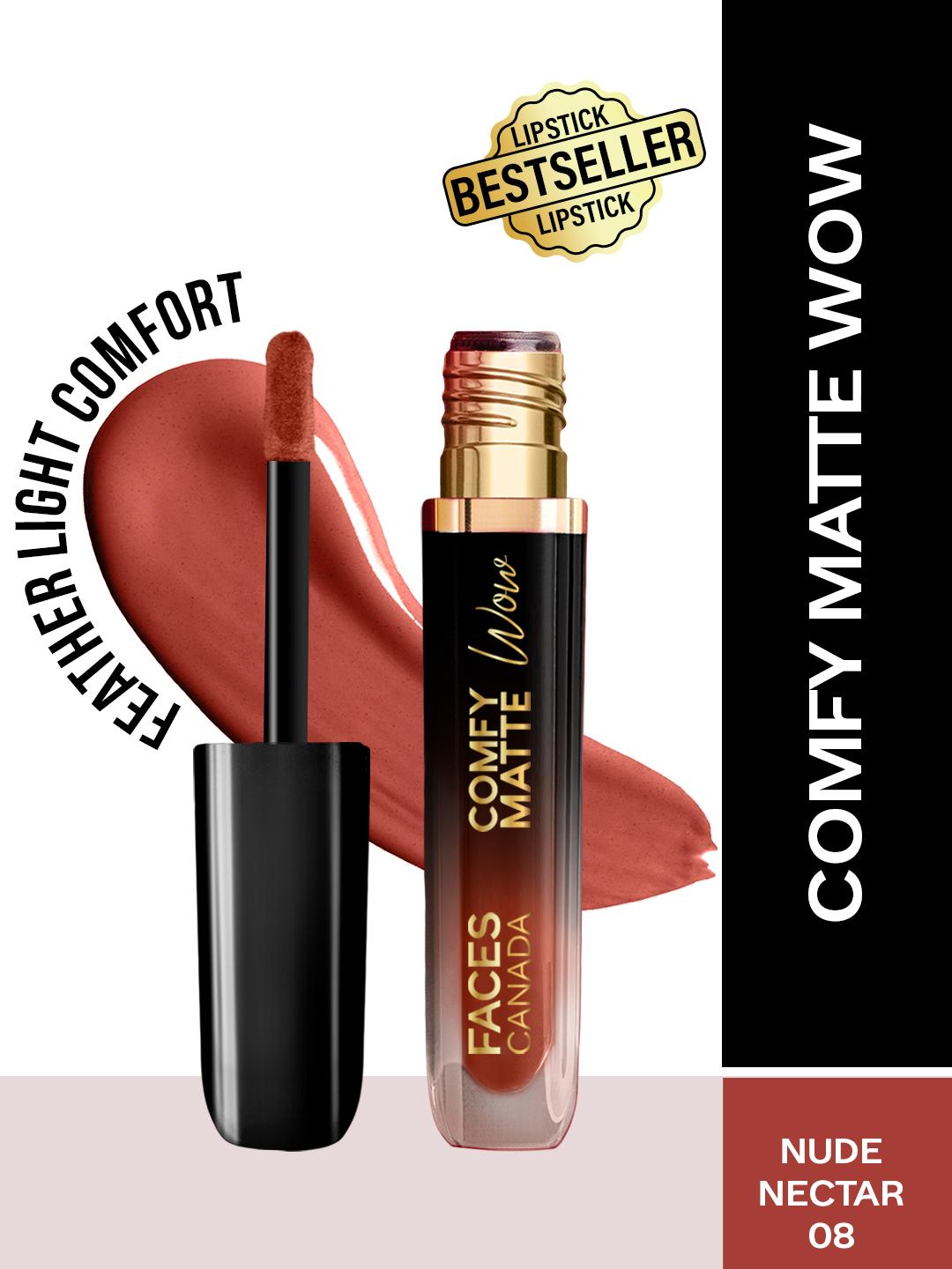 Buy FACES CANADA Comfy Matte Wow Liquid Lipstick 3.8ml Nude Nectar 09 - - Personal Care for Women