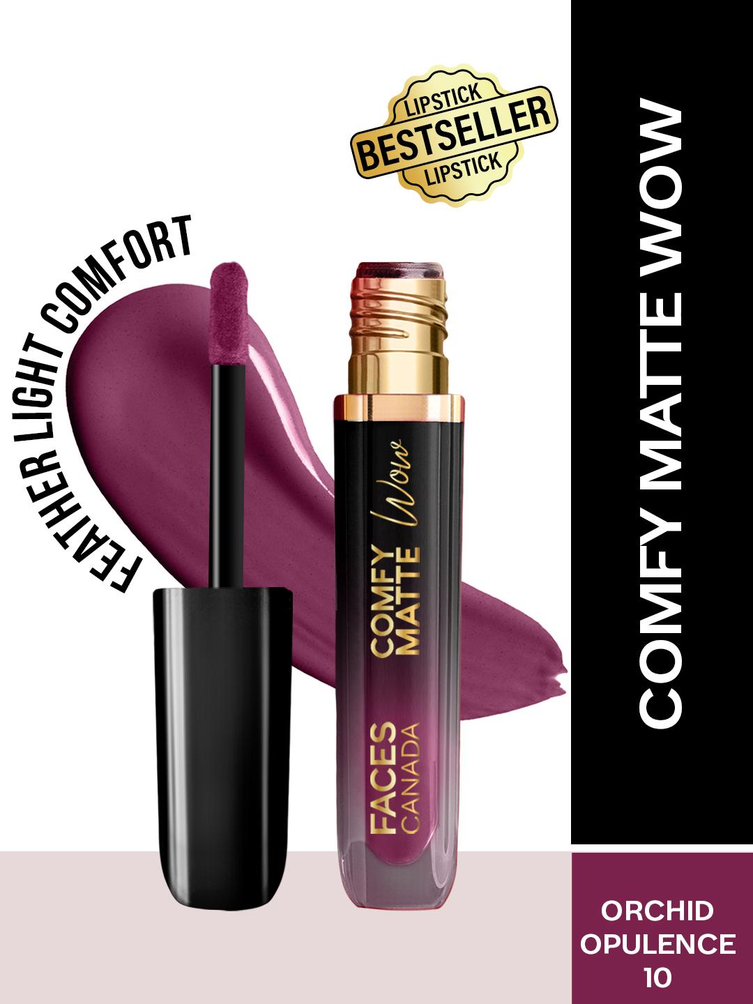 Buy FACES CANADA Comfy Matte Wow Liquid Lipstick 3.8ml Orchid Opulence 10 - - Personal Care for Women
