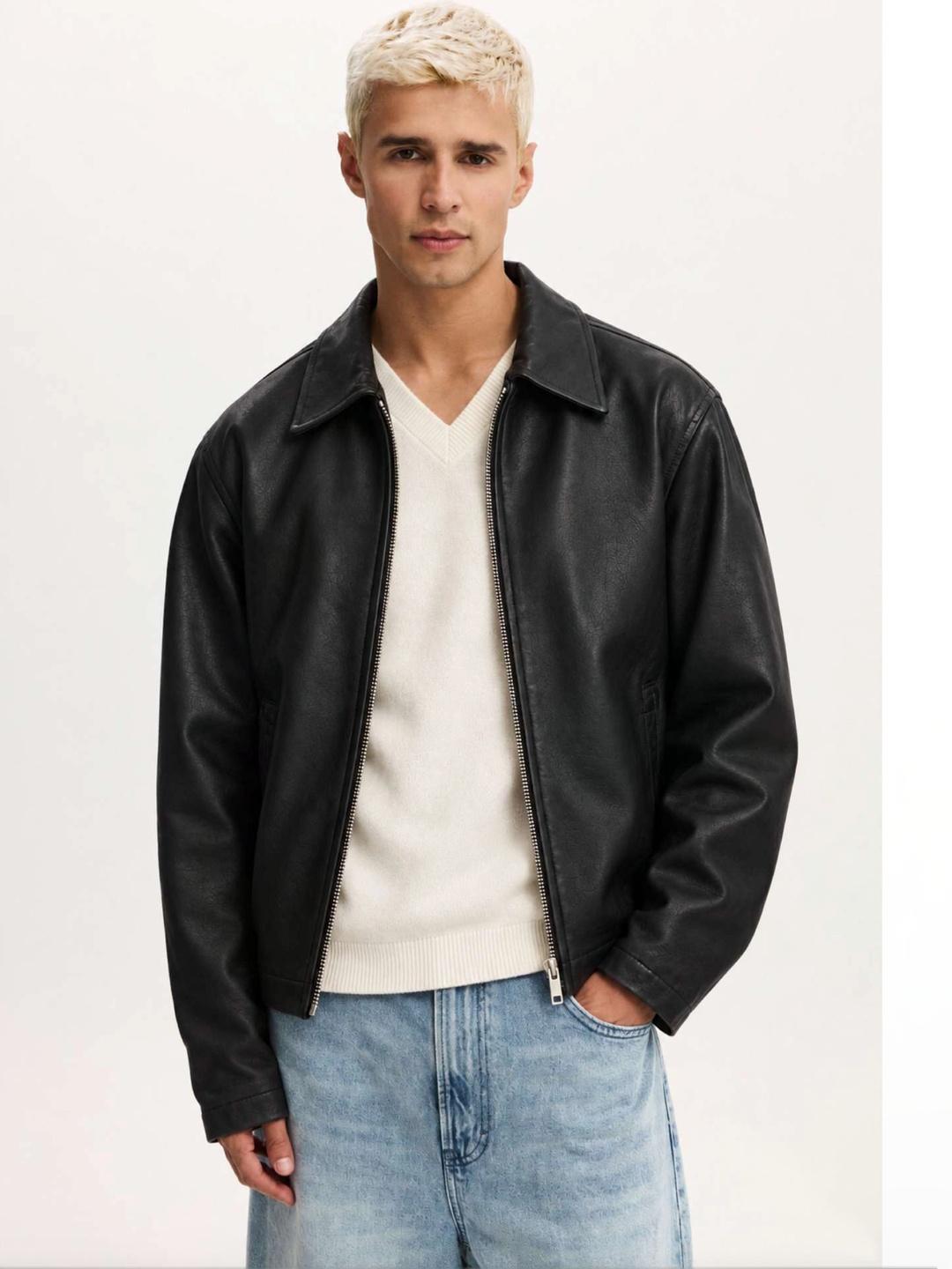 Gigavibe Men Leather Jacket - Image 1