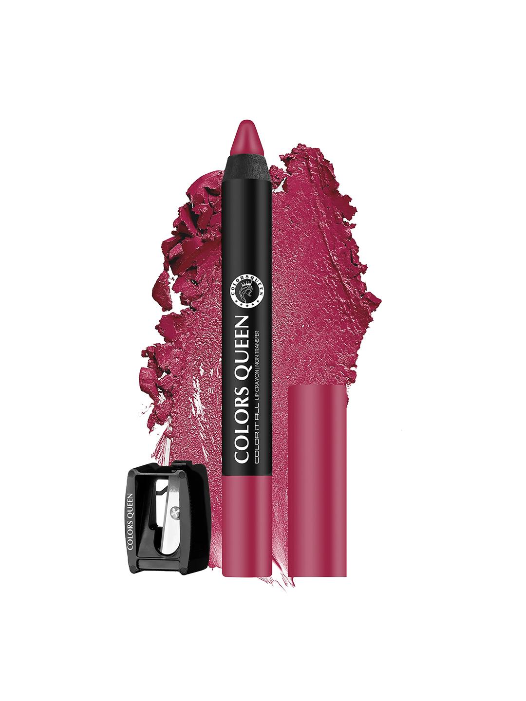 Buy Colors Queen Color It All Non Tranfer Waterproof & Smude Proof Lip Crayon 3.5g Rich High 12 - - Personal Care for Women