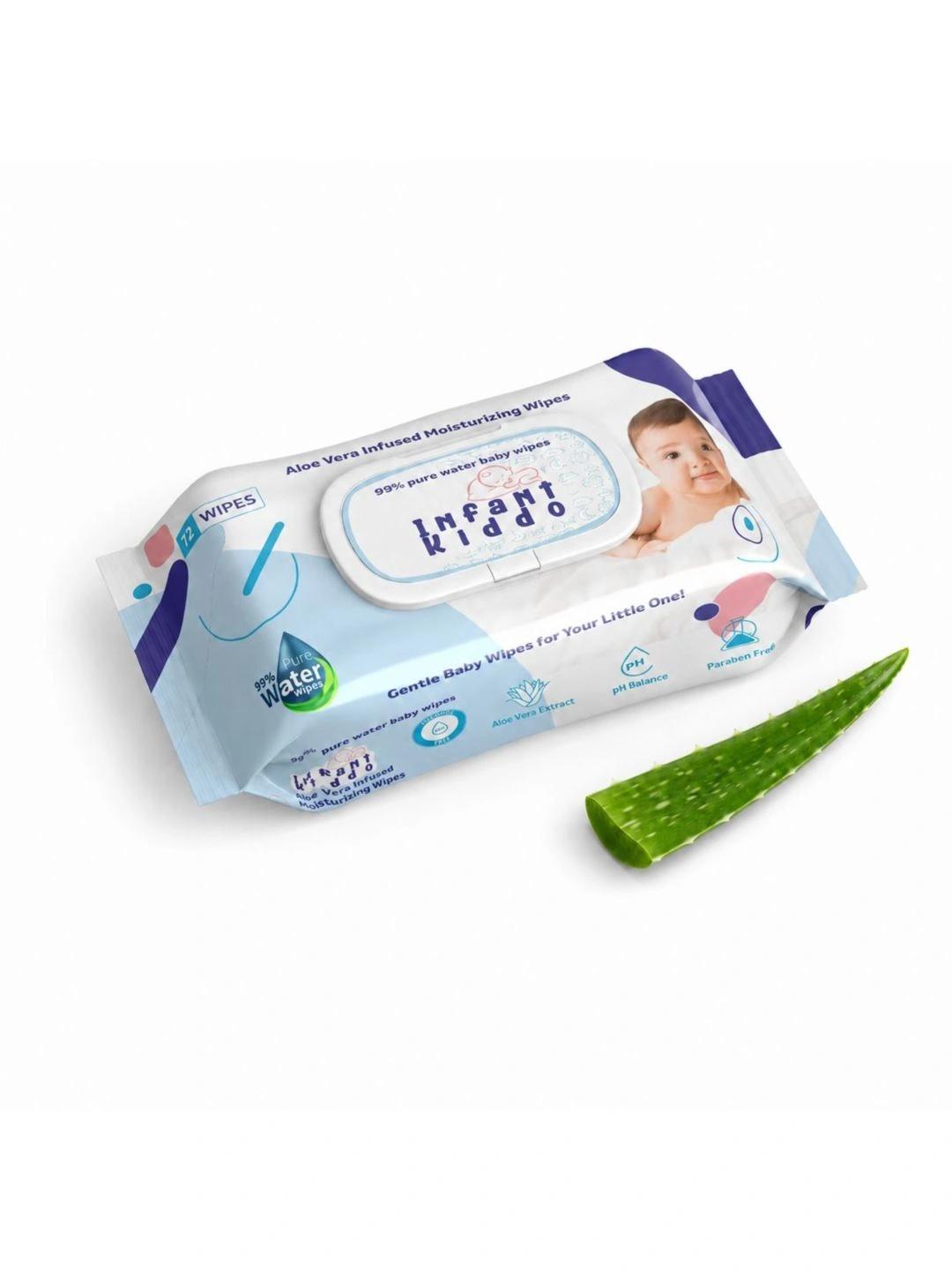 Buy Infant Kiddo Safe & Chemical Free Moisturising Baby Wipes 72 Wipes - - Personal Care for Unisex Kids
