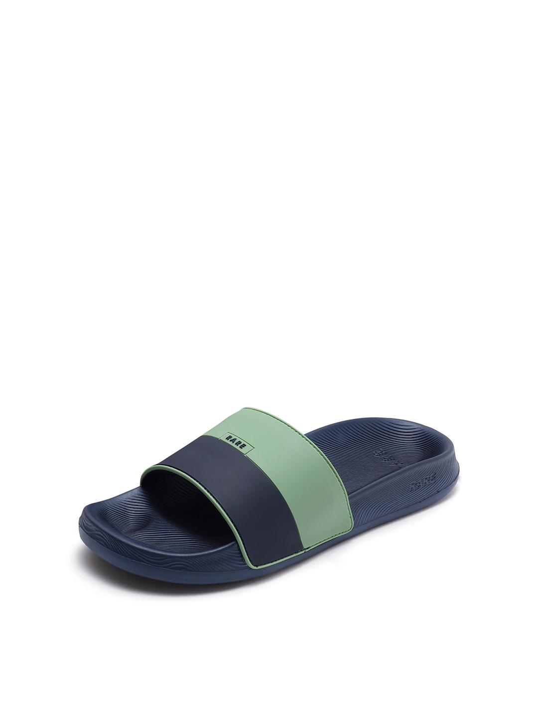 Buy RARE RABBIT Men Colourblocked Sliders - Flip Flops for Men 46108392 ...
