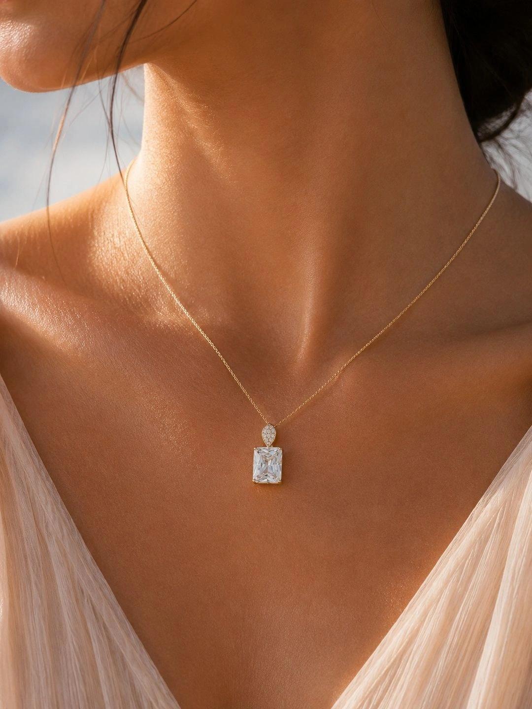 V.b. Rose Frame Buy Anouk Rose Gold Plated Necklace - Necklace And Chains for Women ...