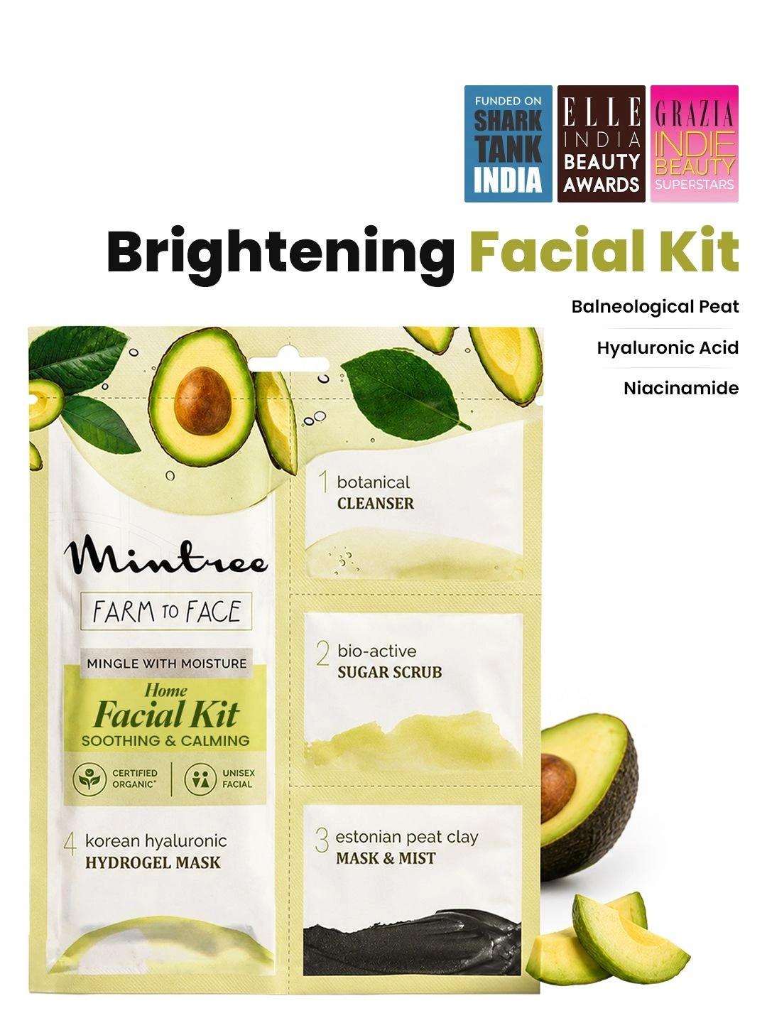 Buy Mintree Farm To Face 4 Step Organic Avocado Facial Kit 53g - - Personal Care for Unisex