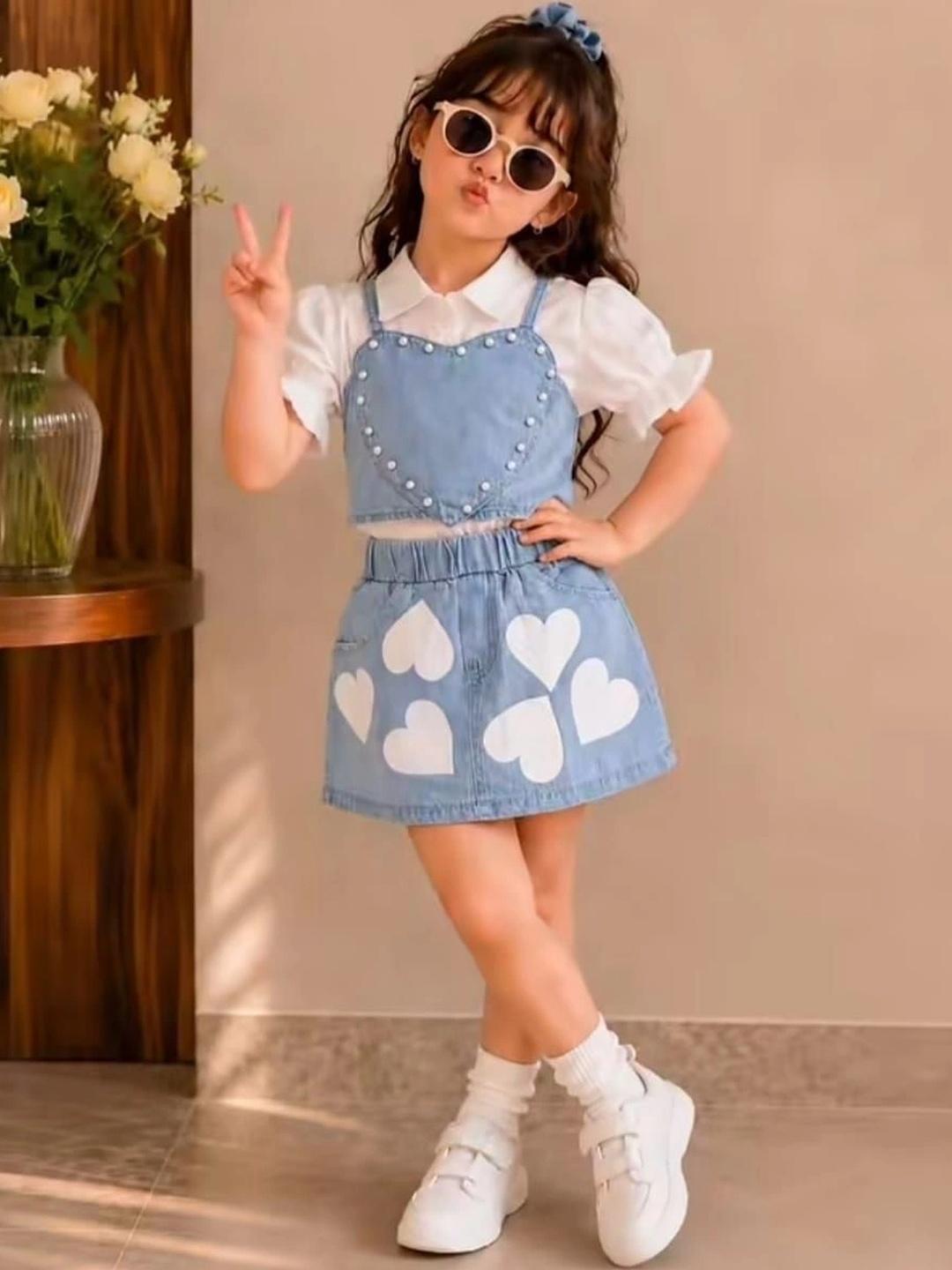 Buy I NAINA DRESSES Girls Top With Skirt - - Apparel for Girls