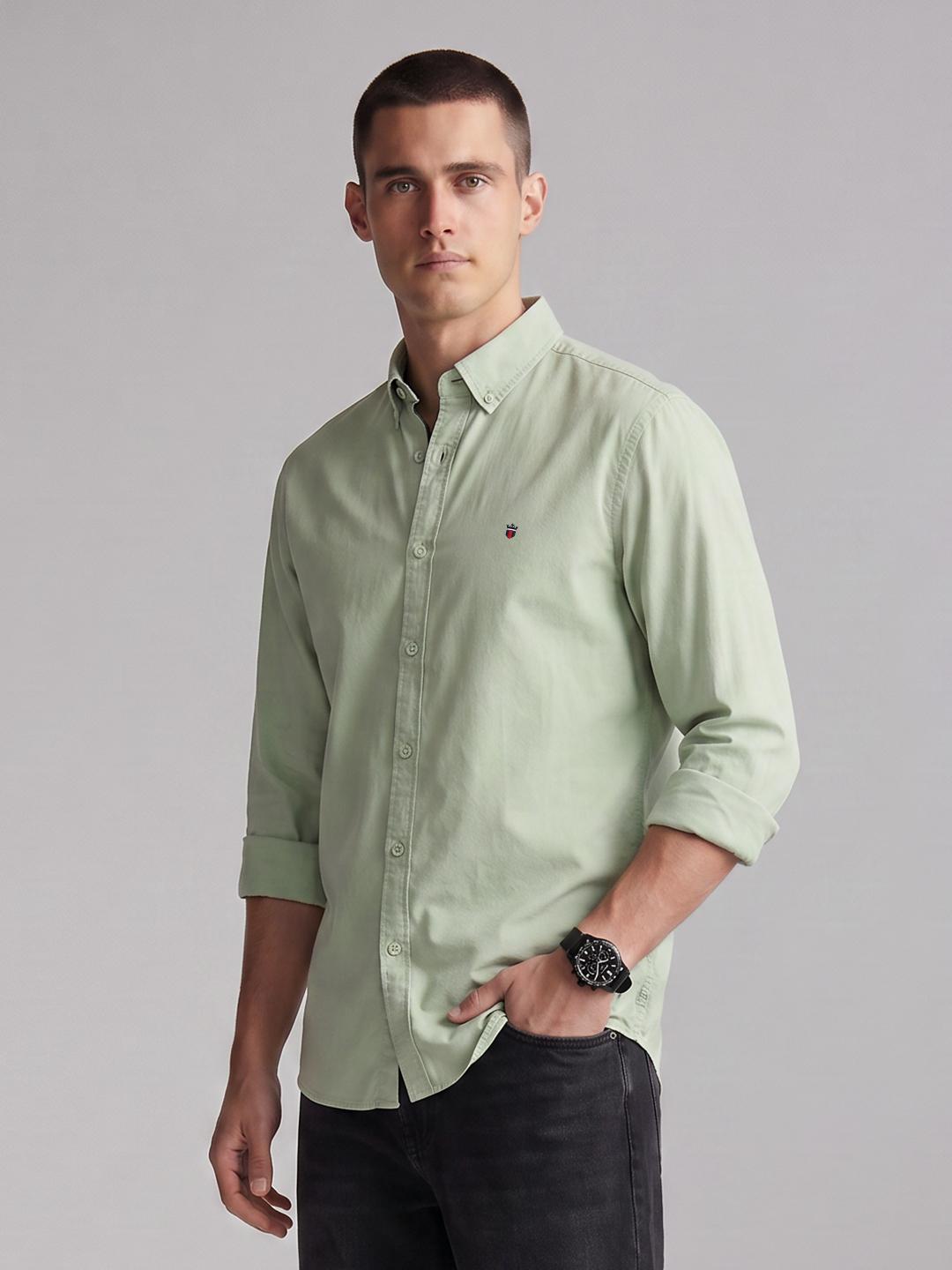 Louis Philippe Jeans Louis Philippe Slim Fit Cotton Casual Shirt - Image 1