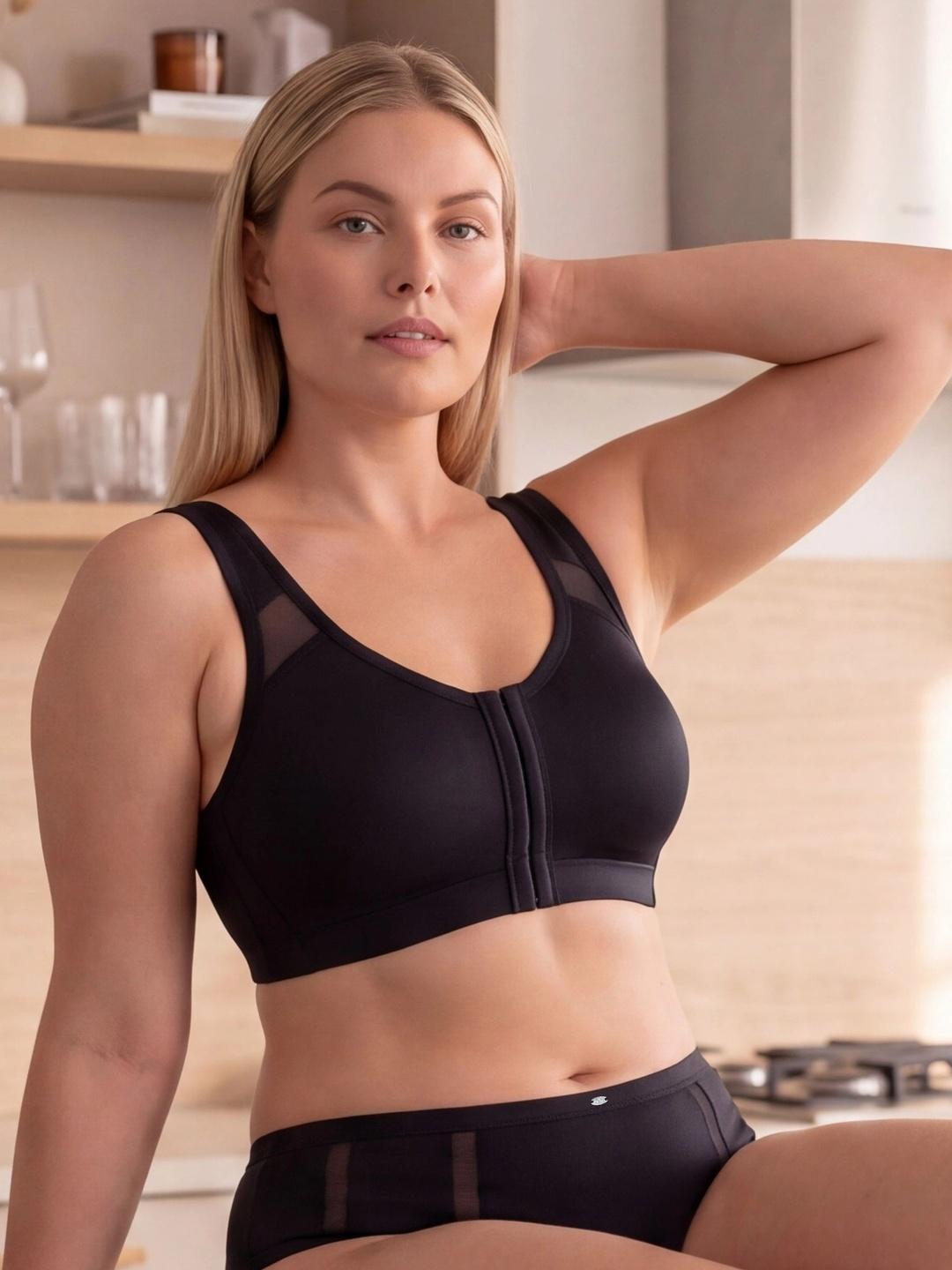 Buy Soie Women Front Closure Full Coverage Non Padded Wired Posture Correction Bra -  - Apparel for Women