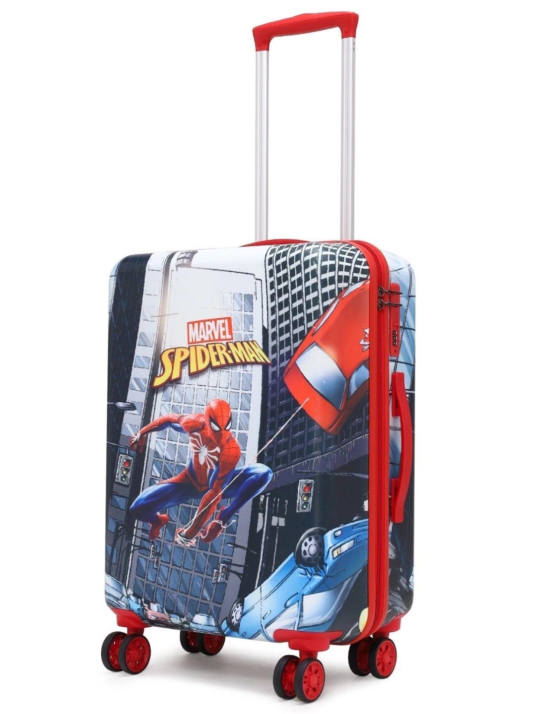 Buy NOVEX Kids Spiderman Printed Hard Sided Cabin Trolley Suitcase -  - Accessories for Unisex Kids