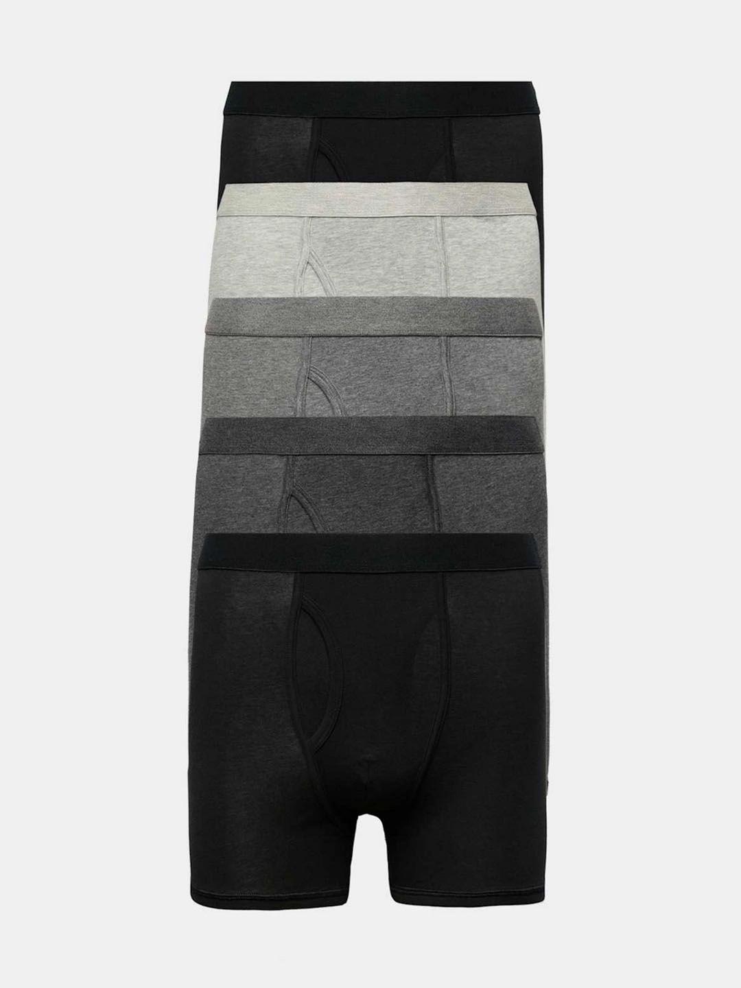 Buy Marks & Spencer 5 Pack Cotton Stretch Cool & Fresh Marl Trunks - - Apparel for Men