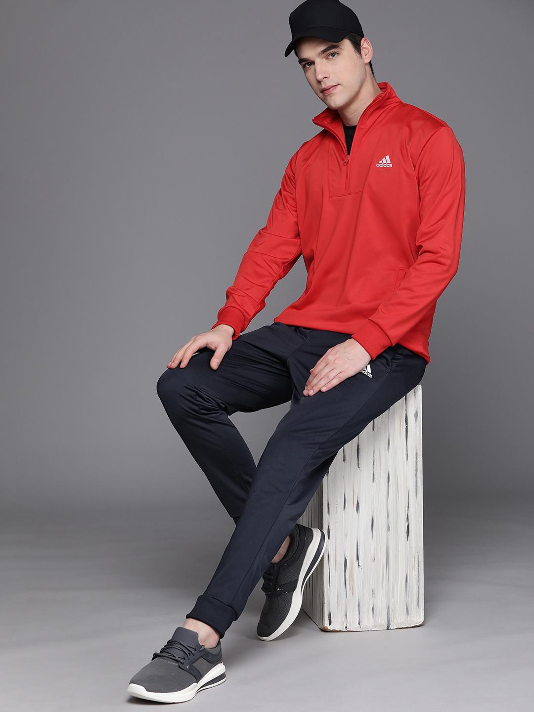 Buy ADIDAS Men Solid Small Logo Tricot Tracksuits - Tracksuits for Men ...