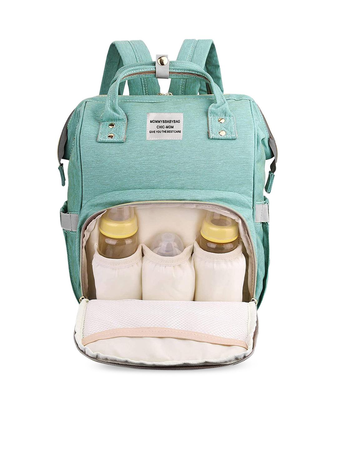 Buy HOUSE OF QUIRK Women Green Solid Diaper Bags - - Accessories for Women