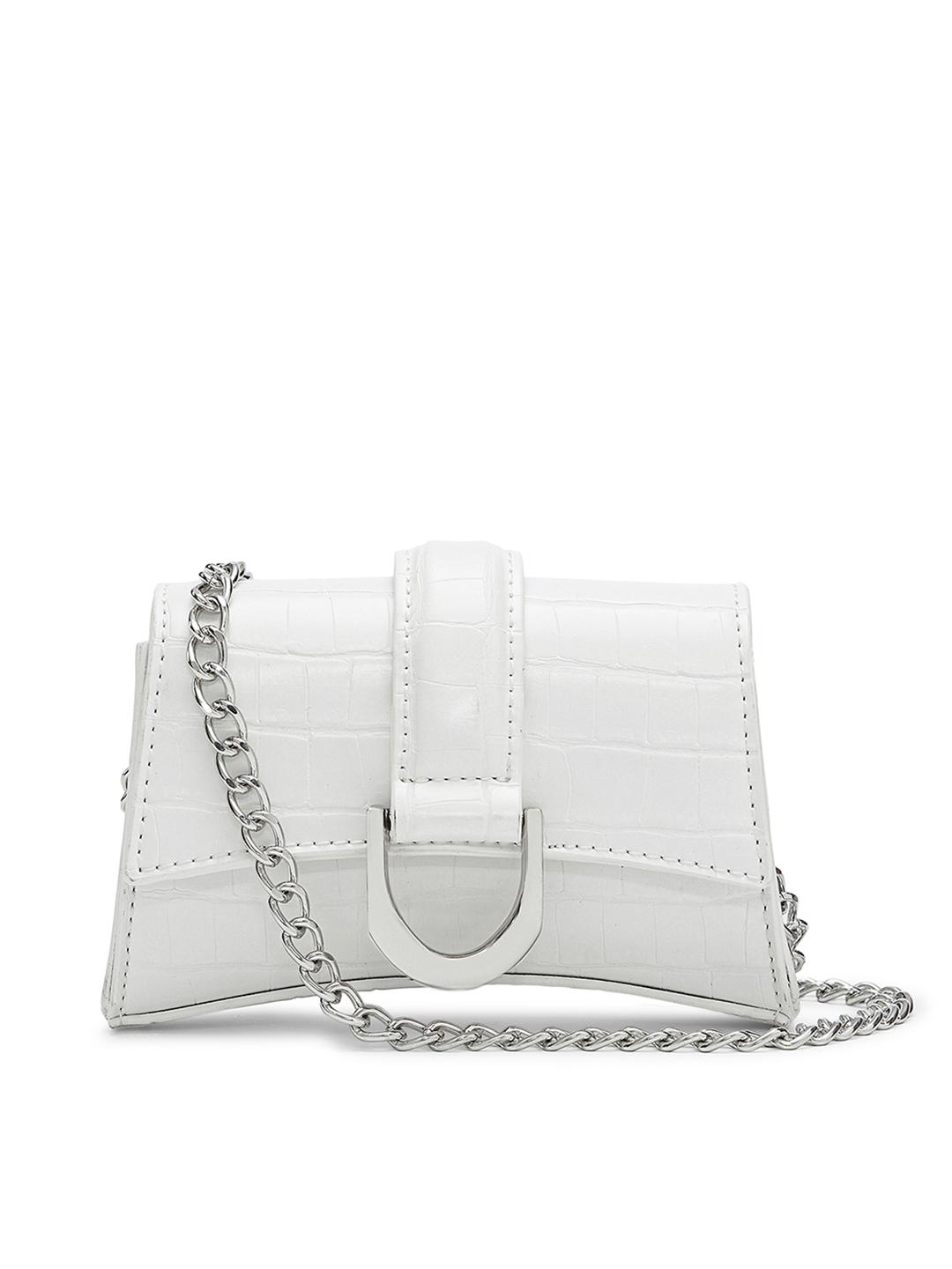 Buy MIRAGGIO Stormy Animal Textured Buckle Detail Synthetic Leather Structured Sling Bag - - Accessories for Women