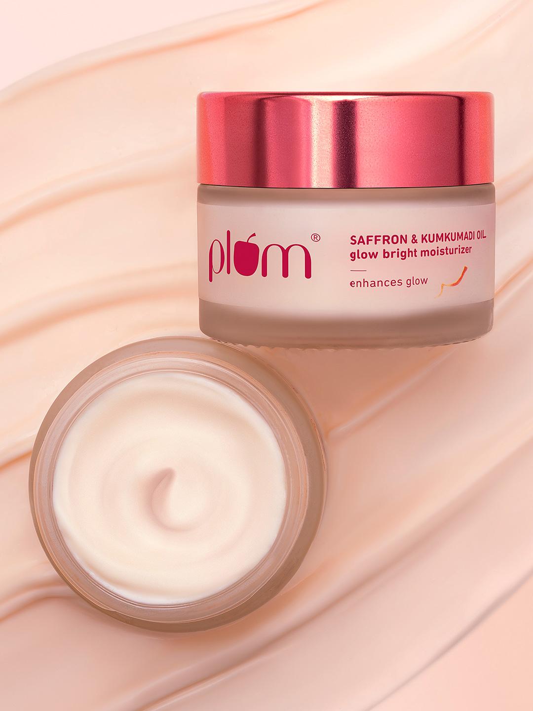 Buy Plum Saffron & Kumkumadi Oil Glow Bright Moisturizer For Dull Skin With SPF 35 50g - - Personal Care for Unisex