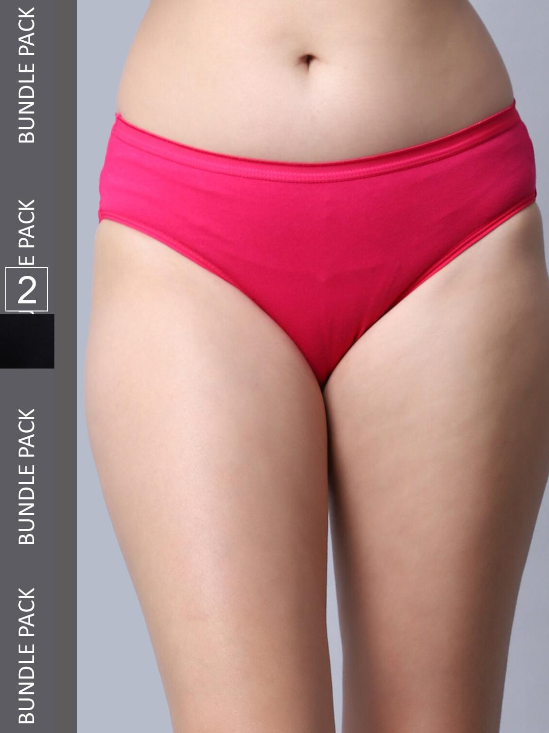 Buy Jinfo Women Pack Of 2 Cotton Hipster Briefs - - Apparel for Women