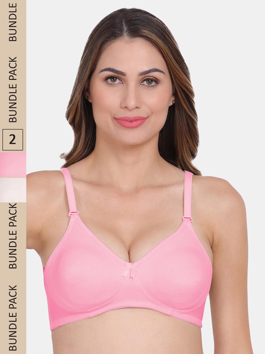 Buy Amour Secret Pack Of 2 Non Padded & Non Wired Seamless Everyday Bra -  - Apparel for Women