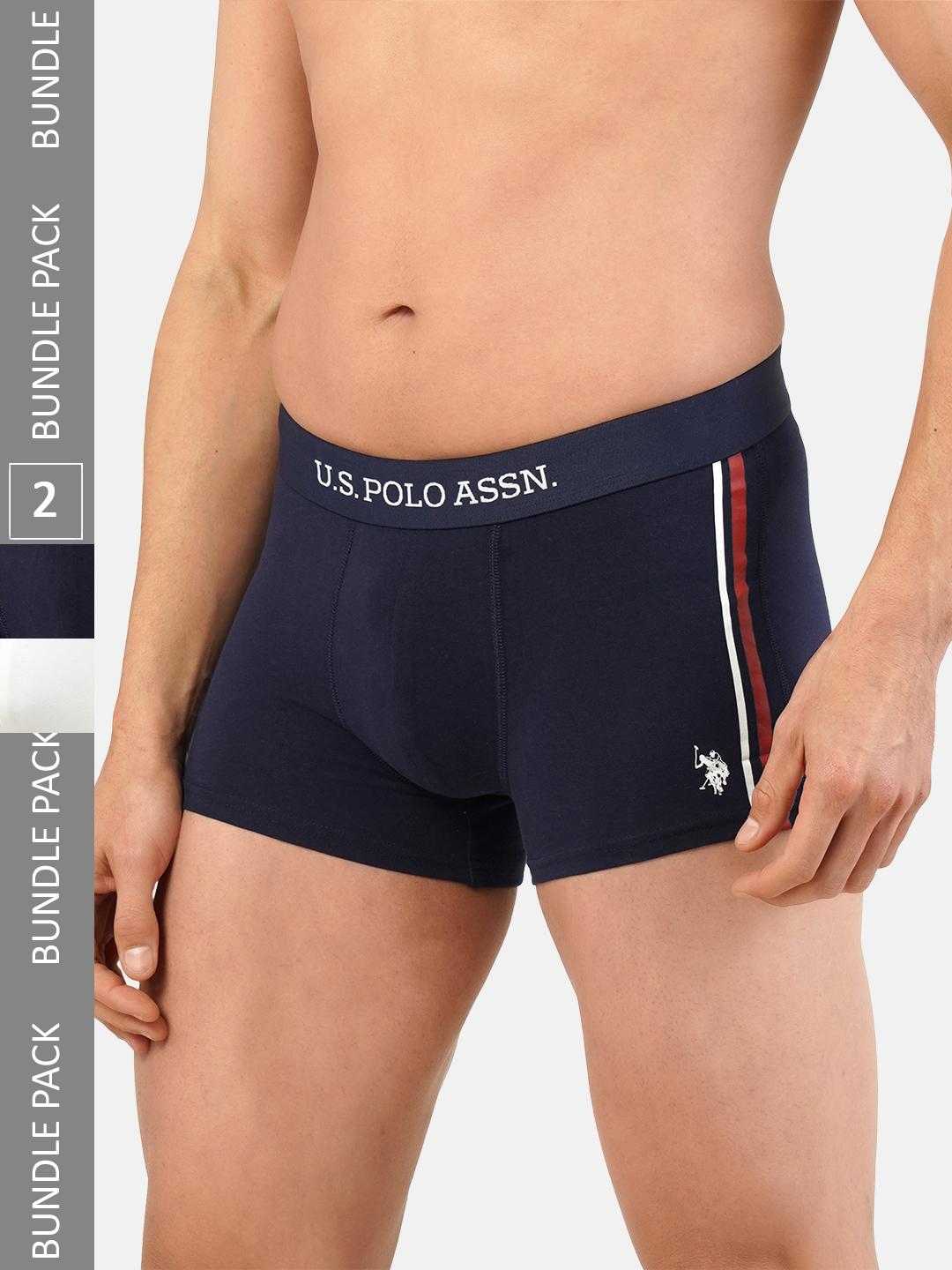 Buy U.S. Polo Assn. Men Pack OF 2 Cotton Trunks ET001 NW1 P2 -  - Apparel for Men