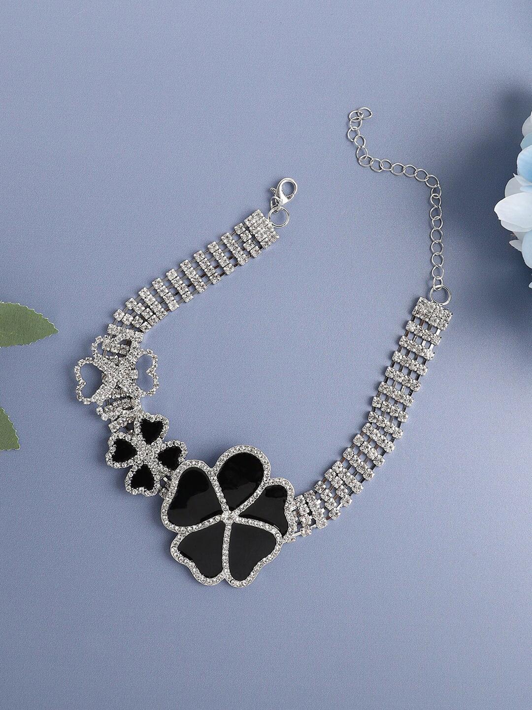 Buy SOHI Silver Plated Necklace - - Accessories for Women