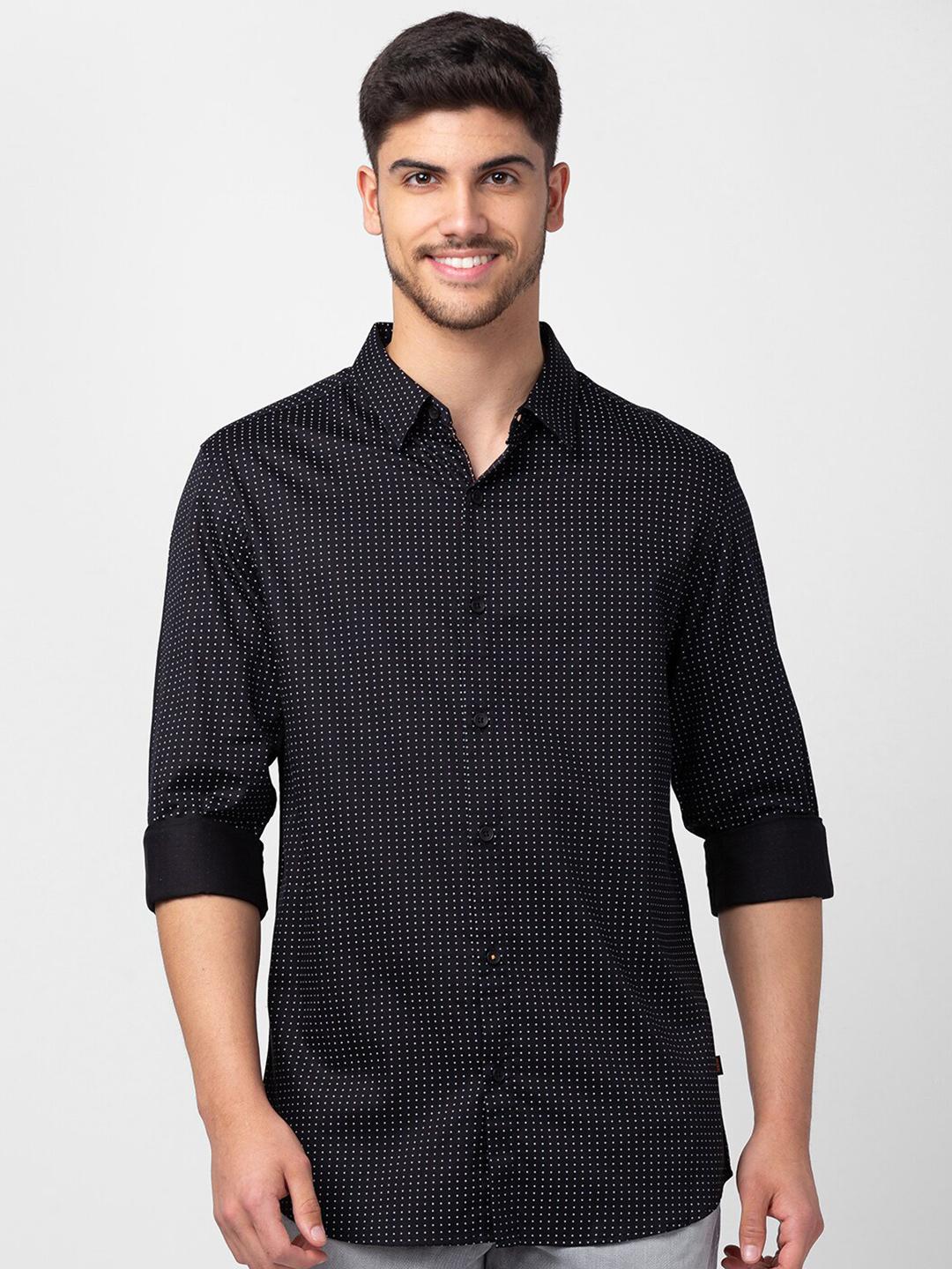 Buy SPYKAR Men Classic Slim Fit Printed Cotton Casual Shirt -  - Apparel for Men