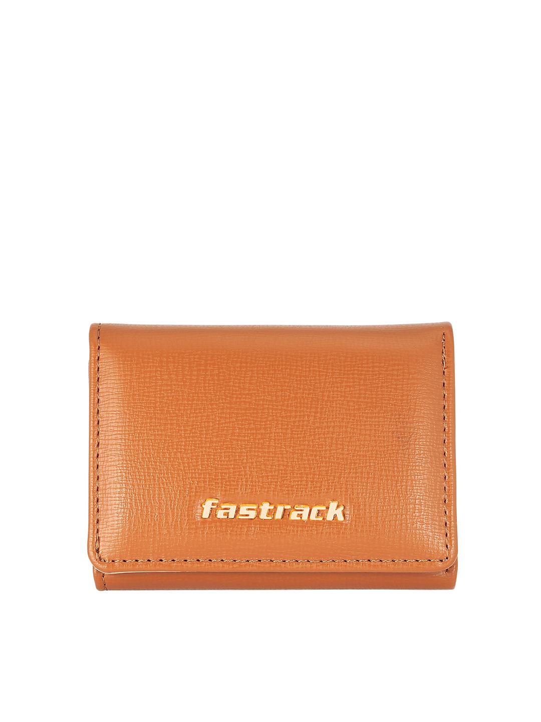 Buy Fastrack Women Tan Three Fold Wallet - Wallets for Women 21407096 ...