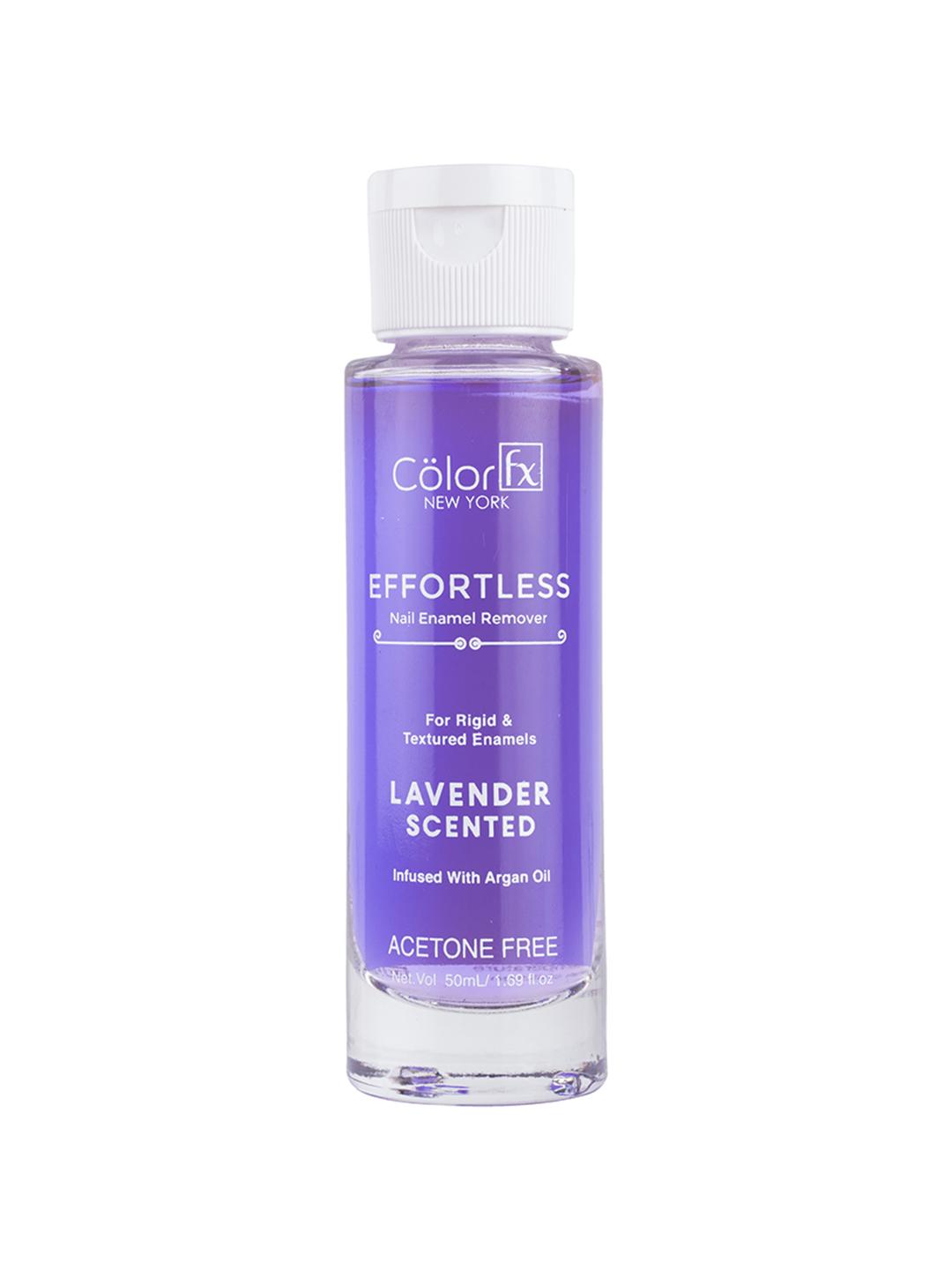 Buy Color Fx Effortless Acetone Free Nail Enamel Remover With Argan Oil 50ml  Lavender Scented -  - Personal Care for Women