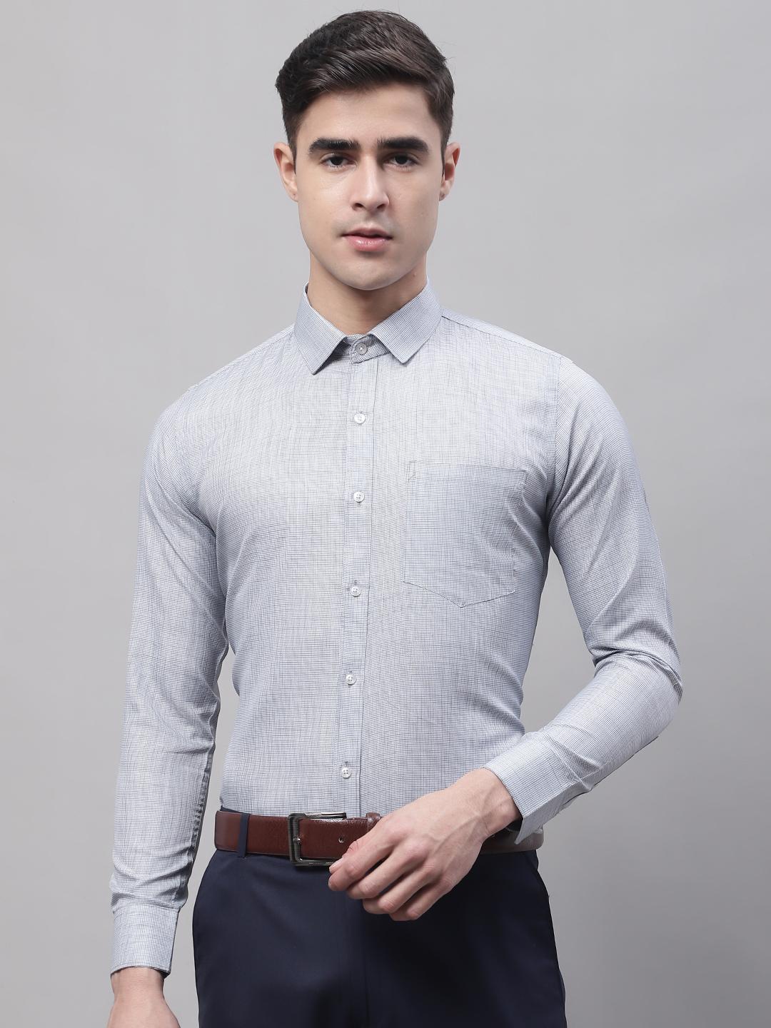 Dress Shirt Micro Checks Regular