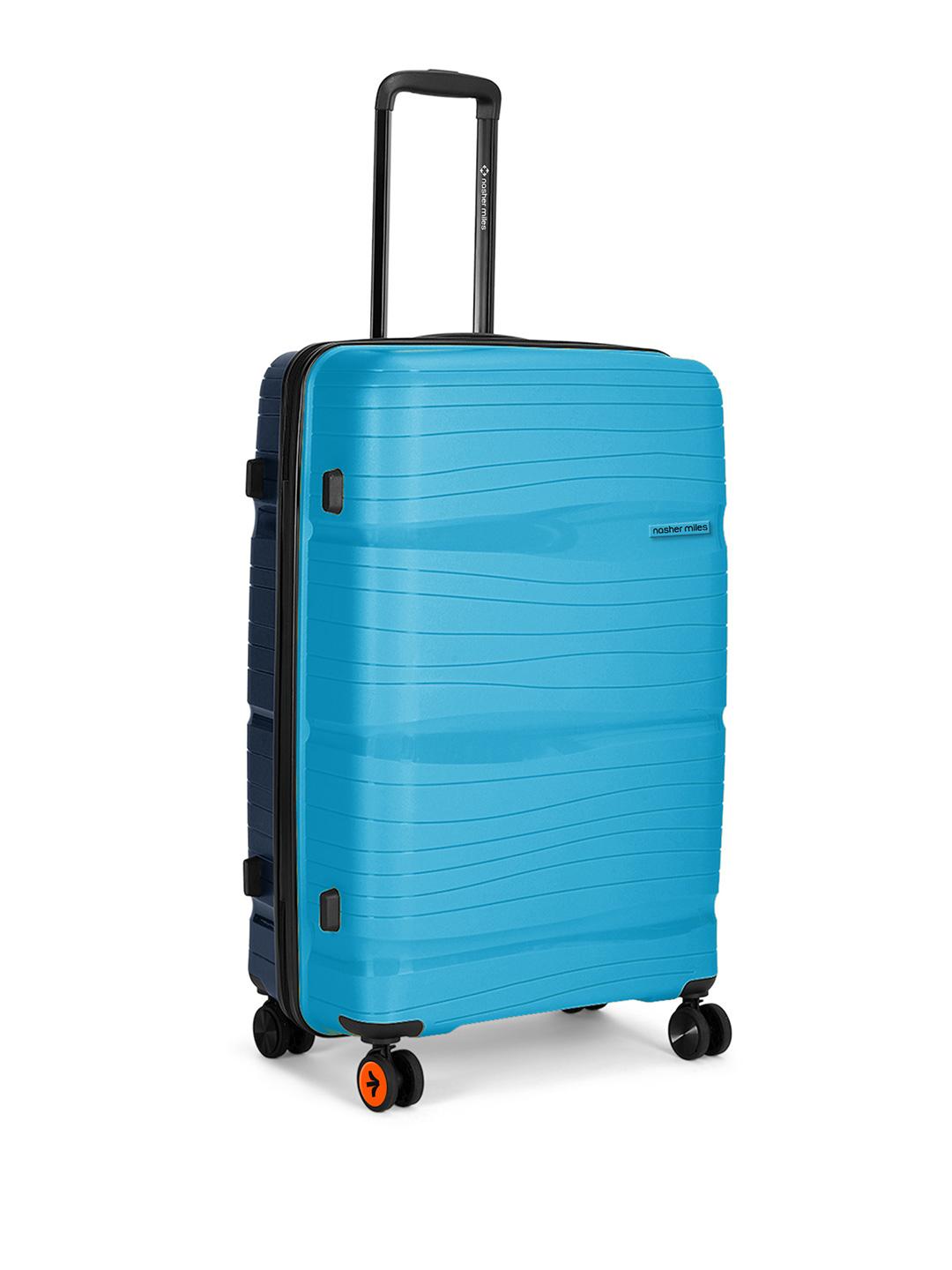 Buy Nasher Miles Teal Blue Nicobar Hardside Check In Luggage Bag 28 Inch -  - Accessories for Unisex