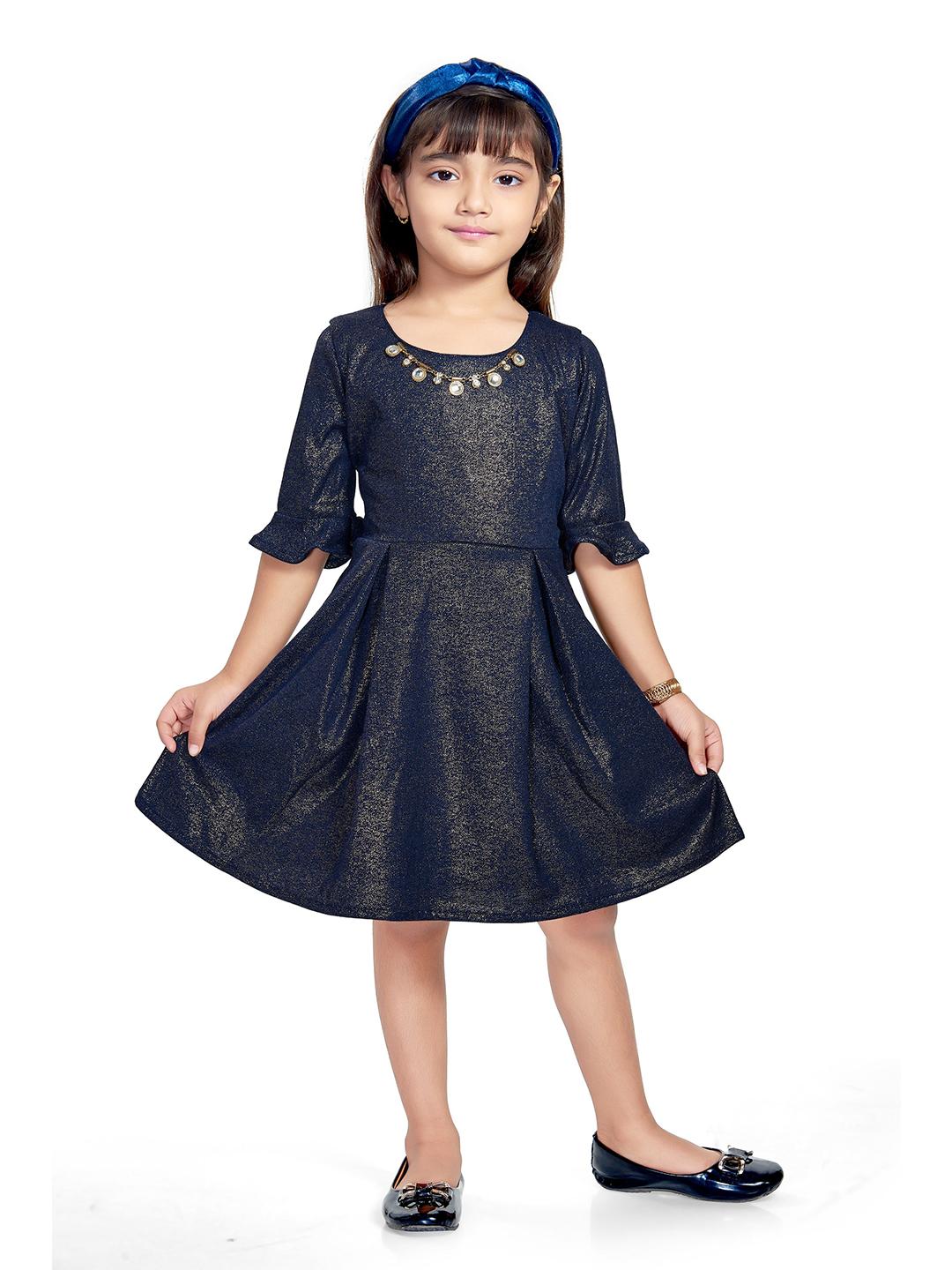 Pre Order: Zion Blue Net Dress