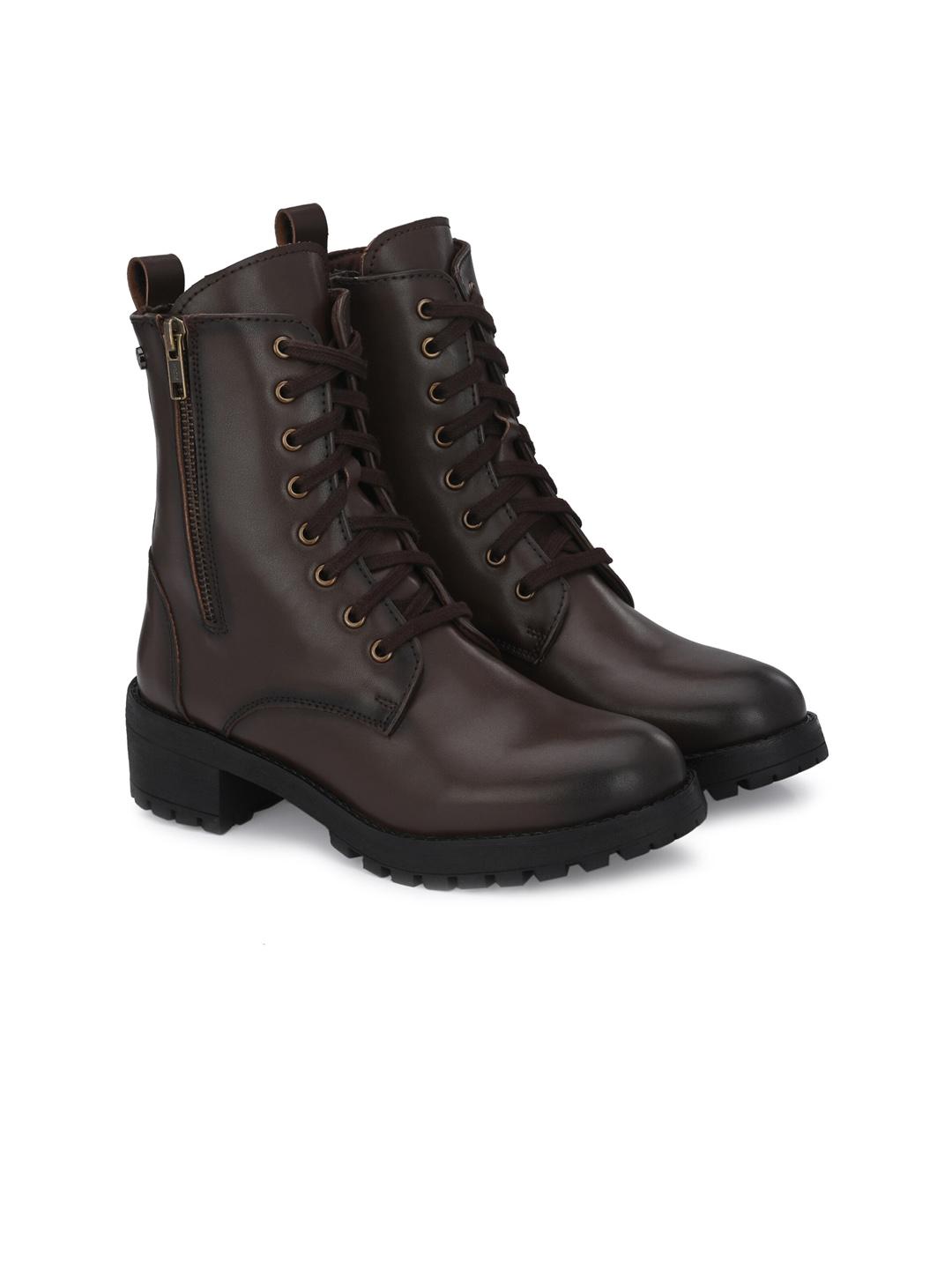 Buy Delize Women Heeled High Top Regular Boots - - Footwear for Women