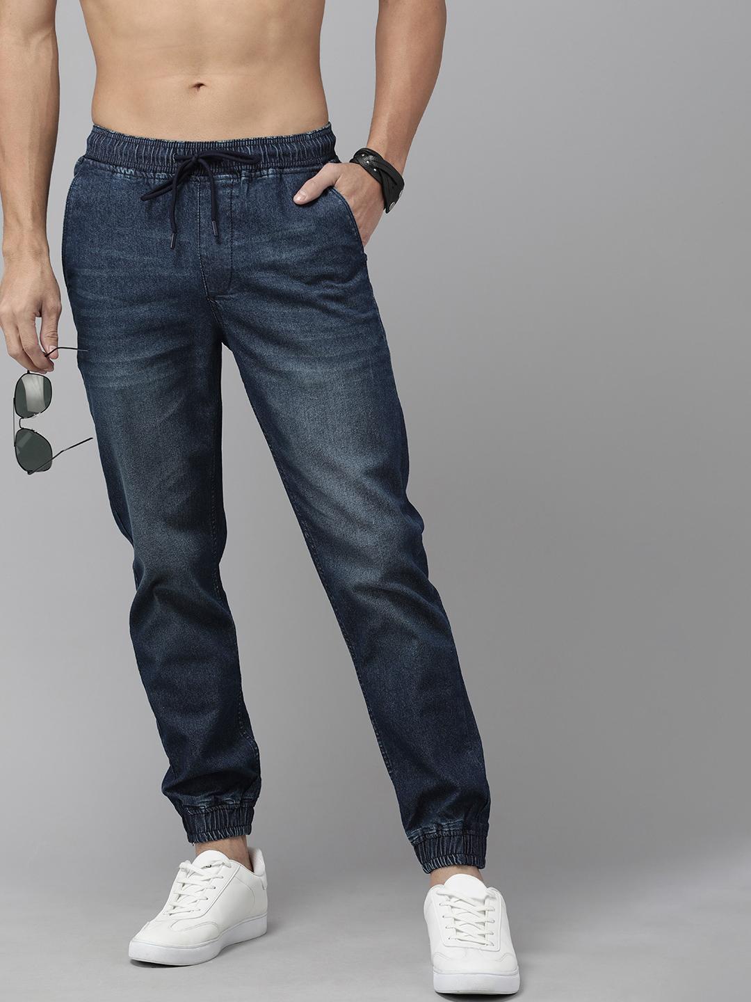 Roadster The Lifestyle Co. Men Stretchable Denim Joggers Jeans