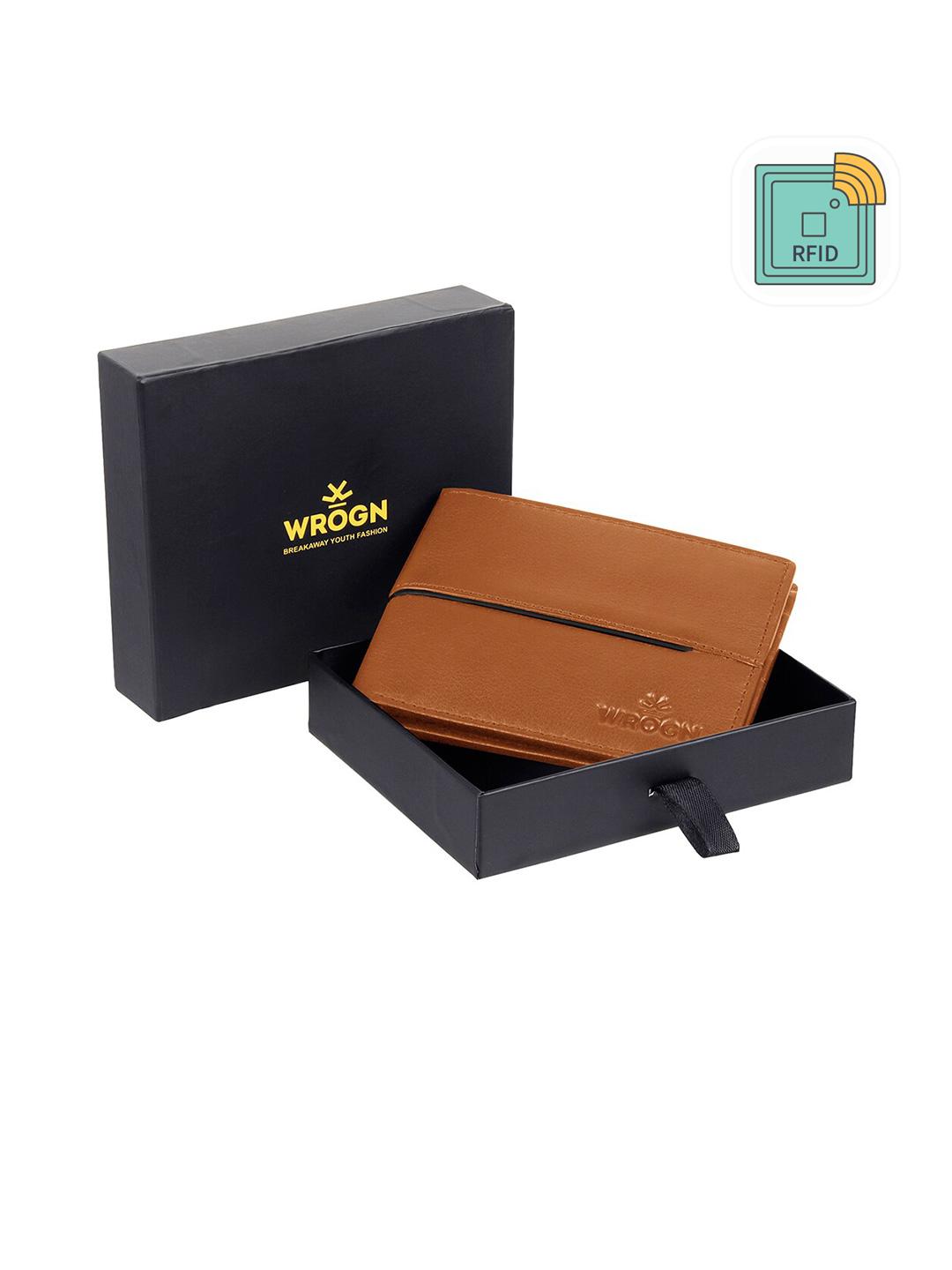 Buy WROGN Men Leather Two Fold Wallet -  - Accessories for Men