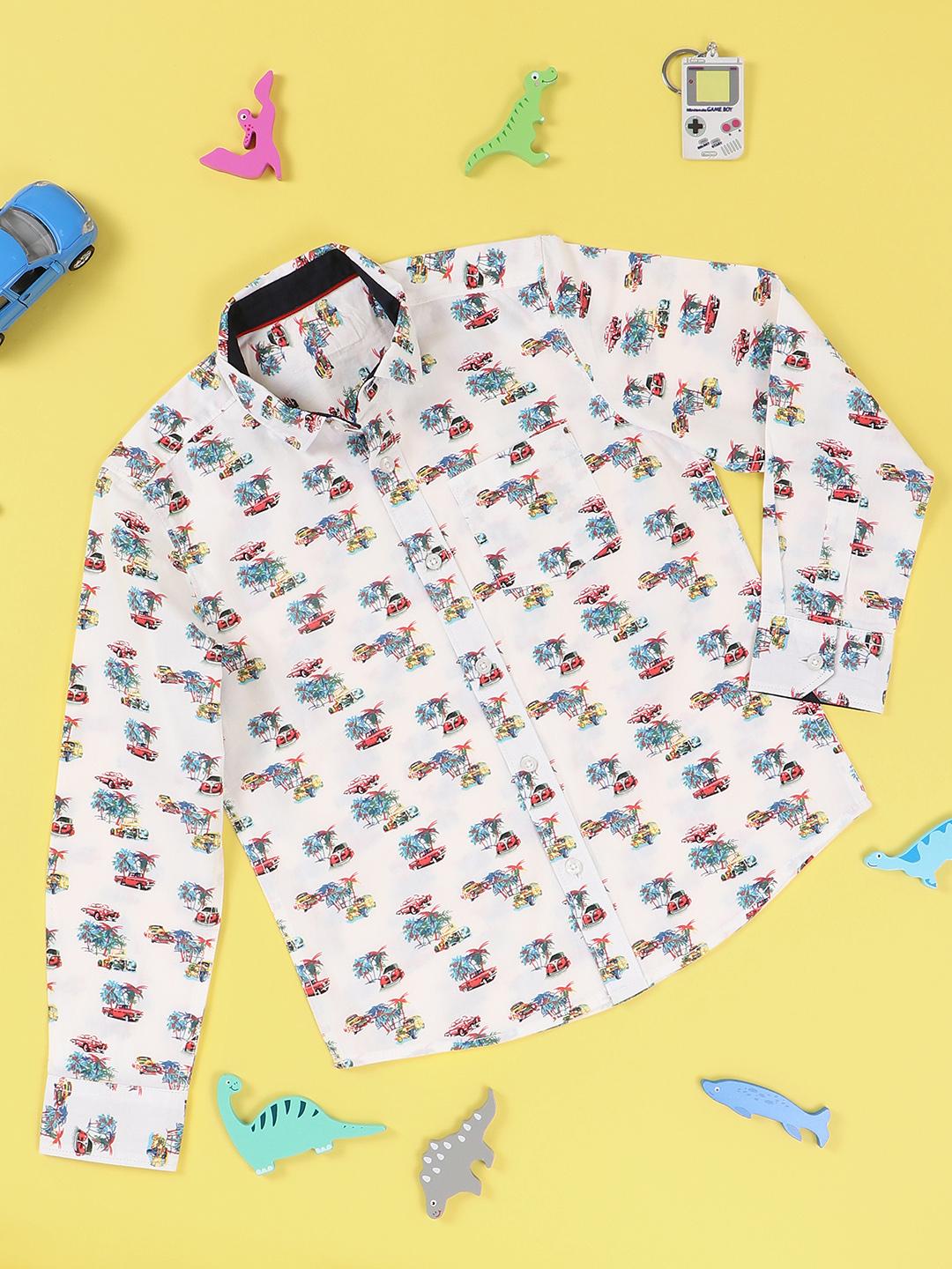 Nautinati Boys' Combo Set of Shirt and Cargo Pants main image 1