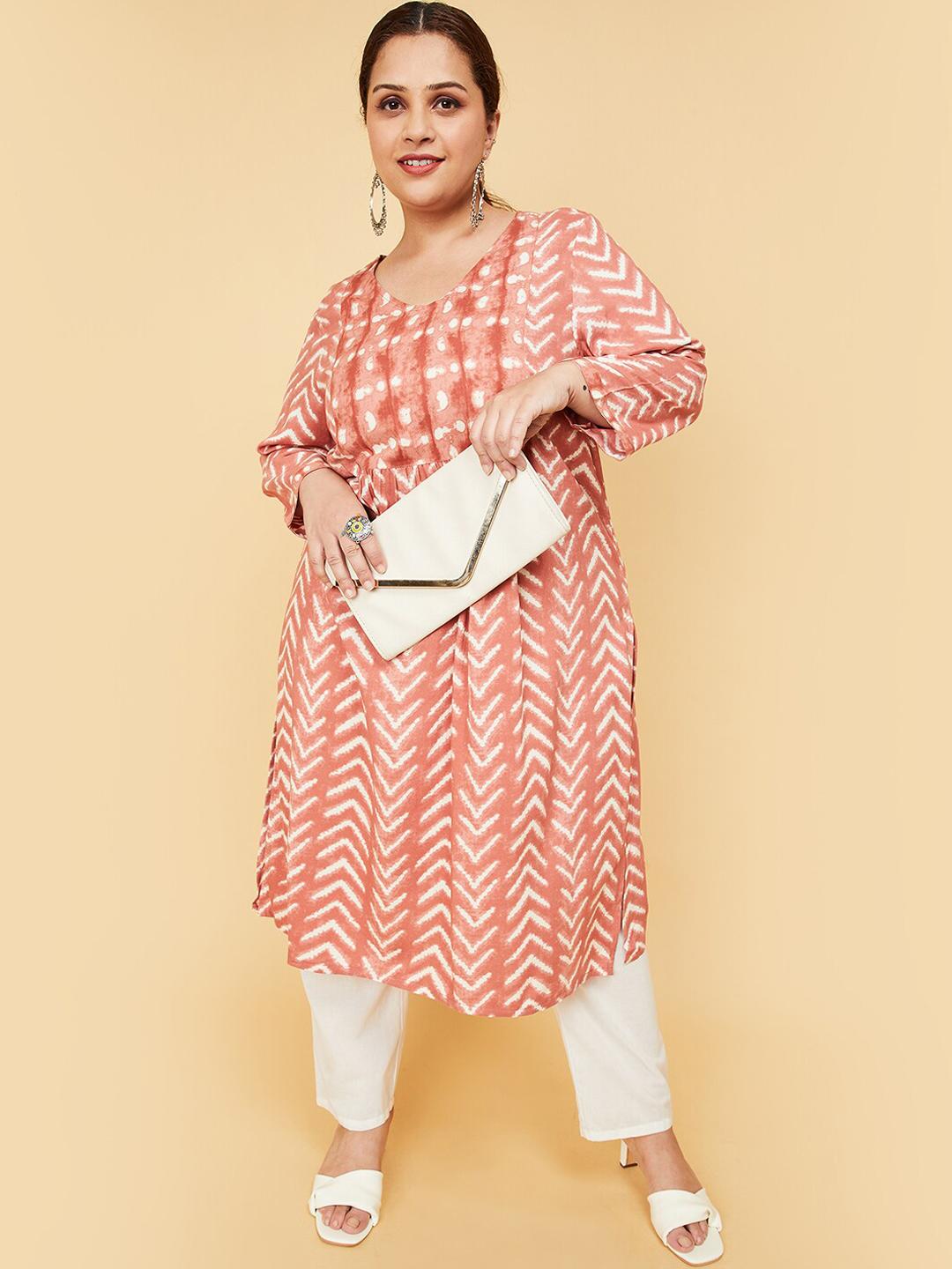 Buy Max Abstract Printed Anarkali Kurta - Kurtas for Women 22338170 ...