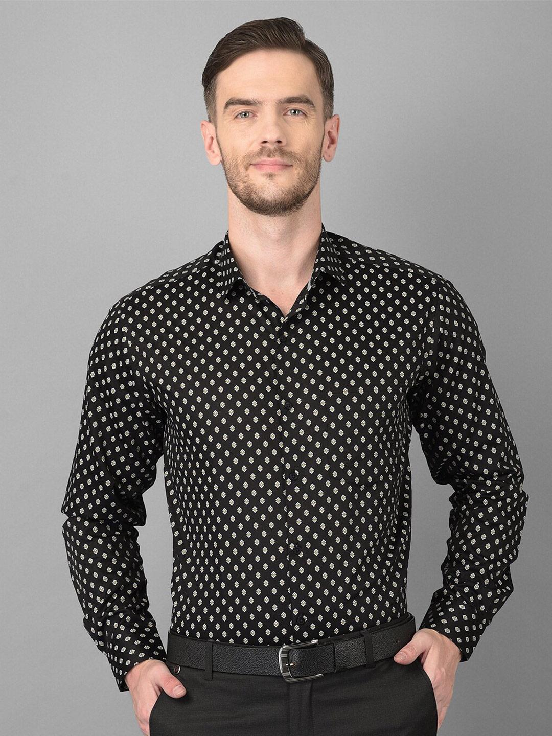 Men's Sea Green Standard Slim Fit Opaque Cotton Casual Shirt