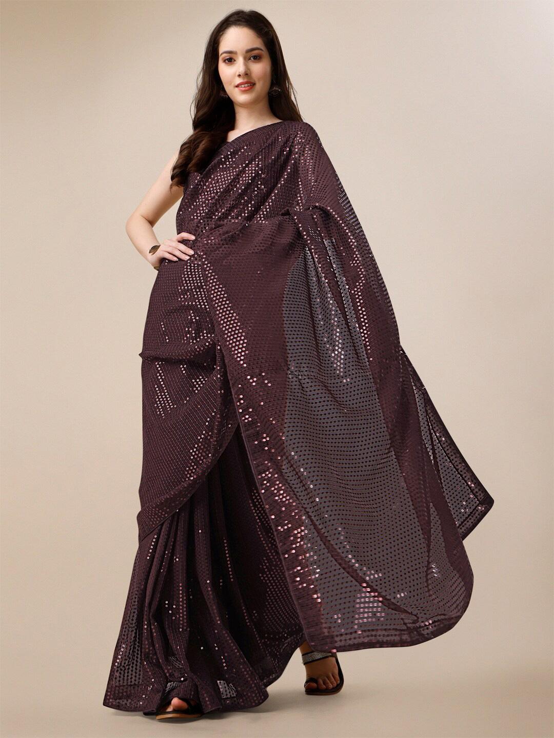 Buy CLEMIRA Sequin Embellished Saree Sarees For Women 22595556 Myntra buy-clemira-sequin-embellished-saree-sarees-for-women-22595556-myntra