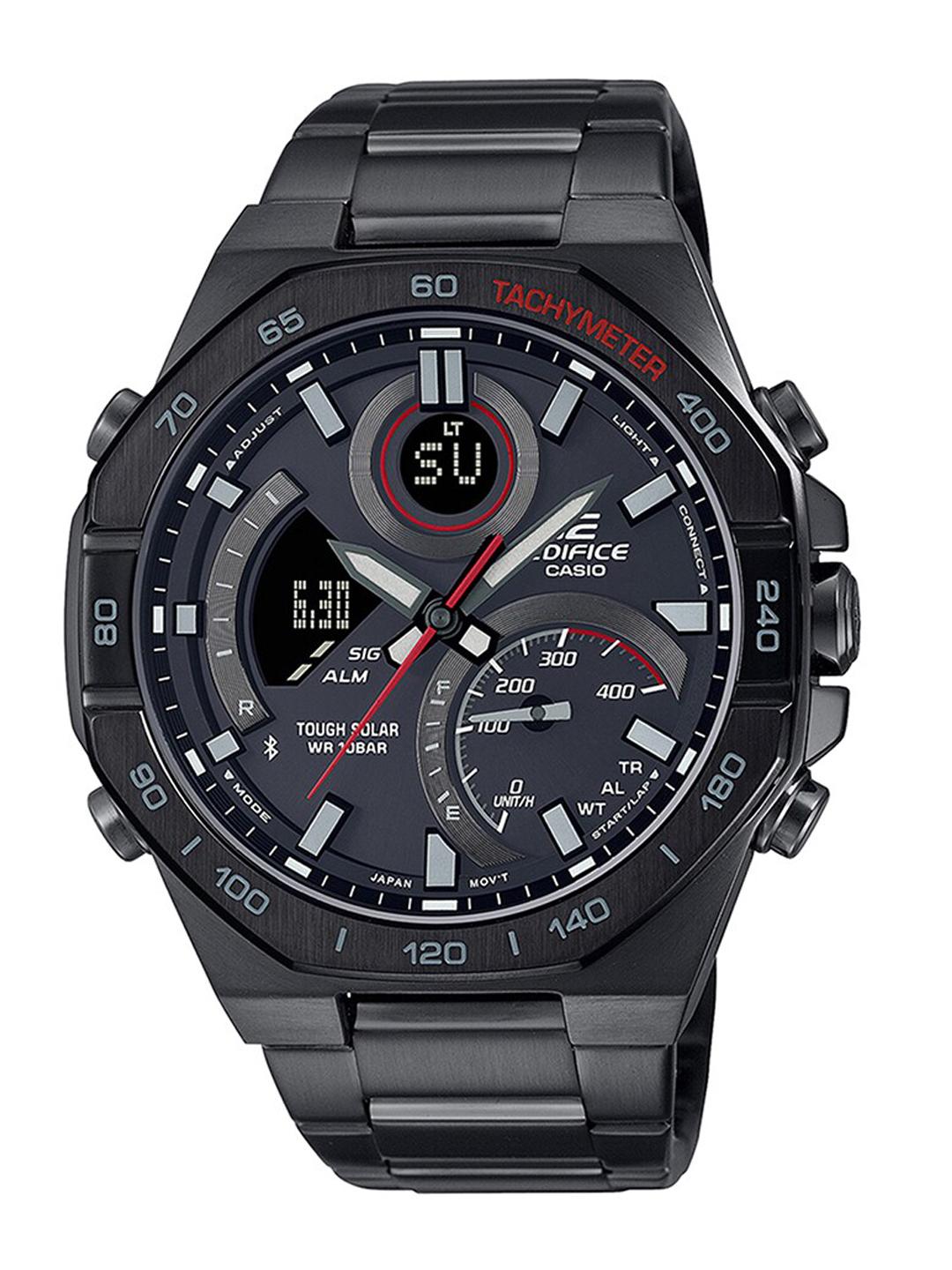 Buy CASIO Men EDifice ECB 950DC 1ADF Black Ana Digi Dial Black ...