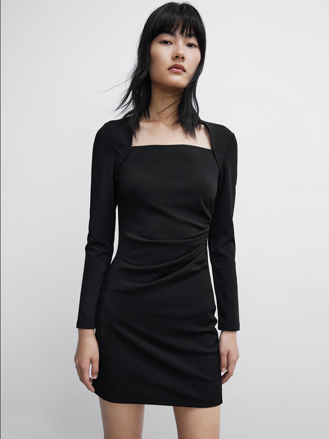 Buy Urban Revivo Square Neck Sheath Mini Dress - Dresses for Women ...