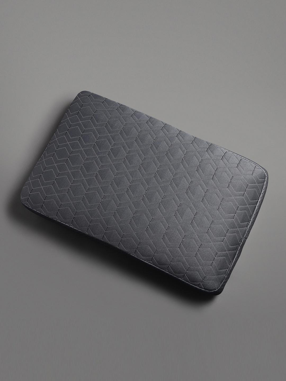 Buy LA VERNE Cooling Gel Infused Pincore Tech Charcoal Solid Polycotton Cooling Medium Memory Foam Sleep Pillow 68.58 X 43.18 Cm - - Home for Unisex