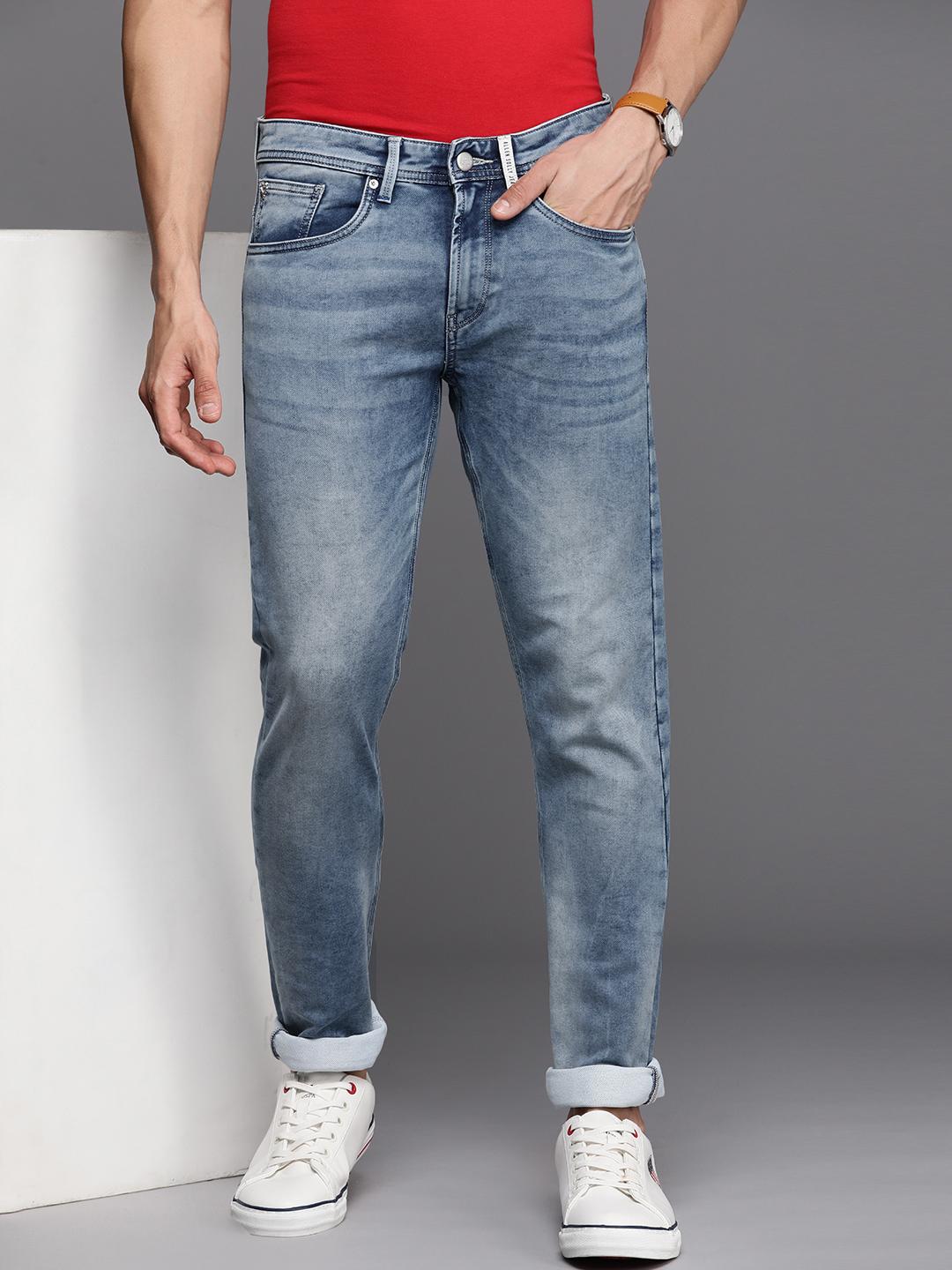 Allen Solly Sport Men Slim Fit Low-Rise Light Fade Jeans