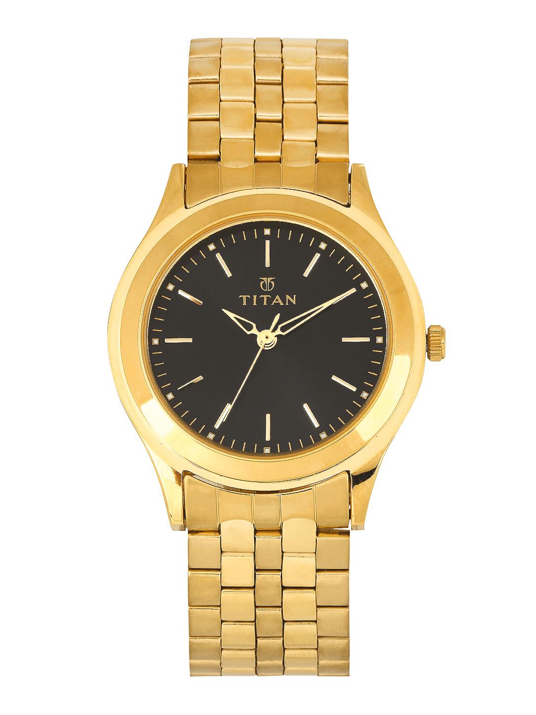 Buy Titan Quartz Analog With Black Dial Watch For Men   Nr1648ym03 -  - Accessories for Men