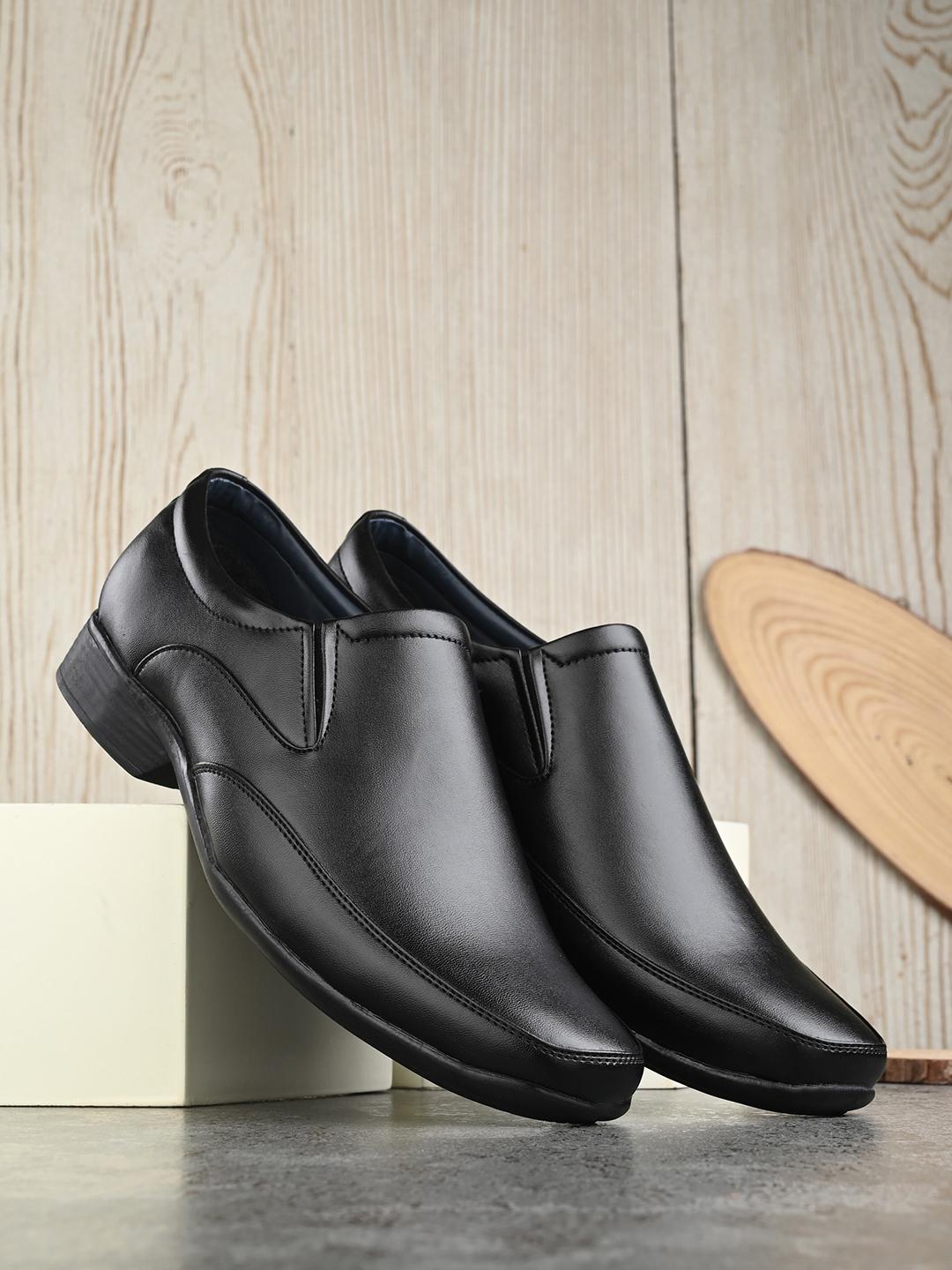 Provogue Men Leather Formal Slip-On Shoes - Image 1