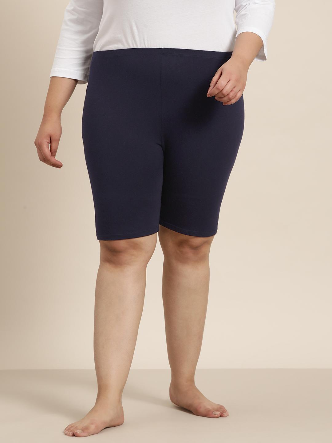 Buy Sztori Women Plus Size High Rise Lounge Shorts - - Apparel for Women